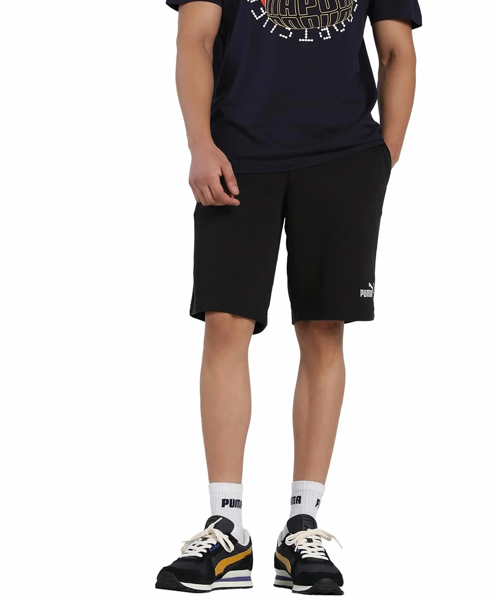 PUMA Ess No. 1 Logo Shorts 10" - Szorty z dzianiny Mężczyźni