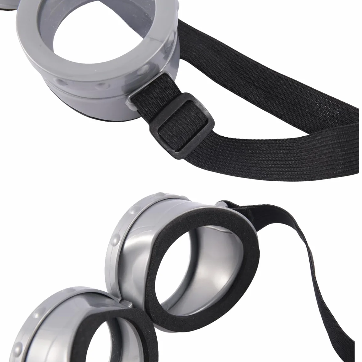 2-pak gogli na Halloween, steampunk, okulary z regulowanym paskiem, do kostiumu cosplay, jeden rozmiar, Gogle, rozmiar uniwersalny