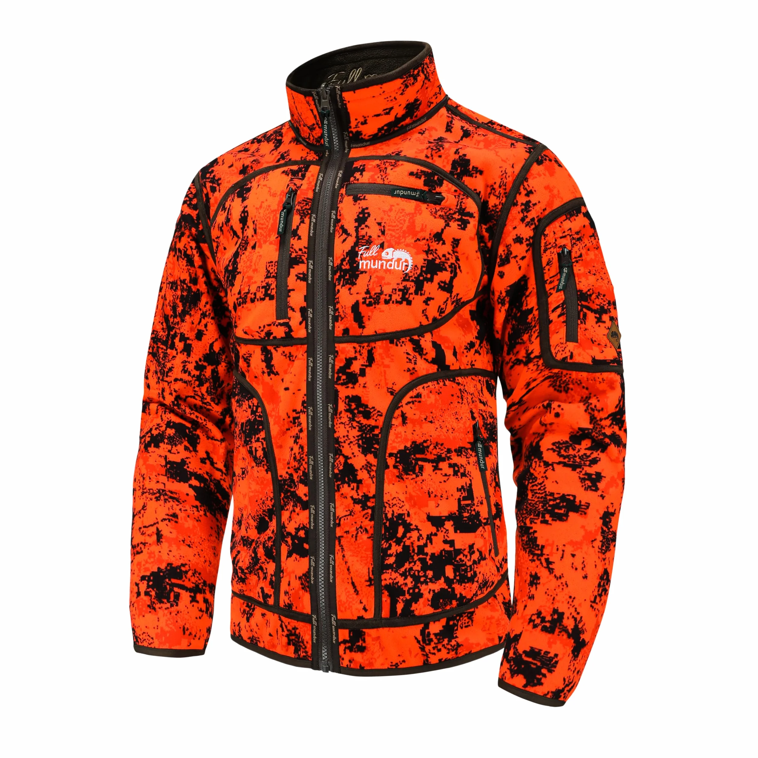 Kurtka myśliwska Orange Blaze Camo, dwustronna, wiatroodporna, męska