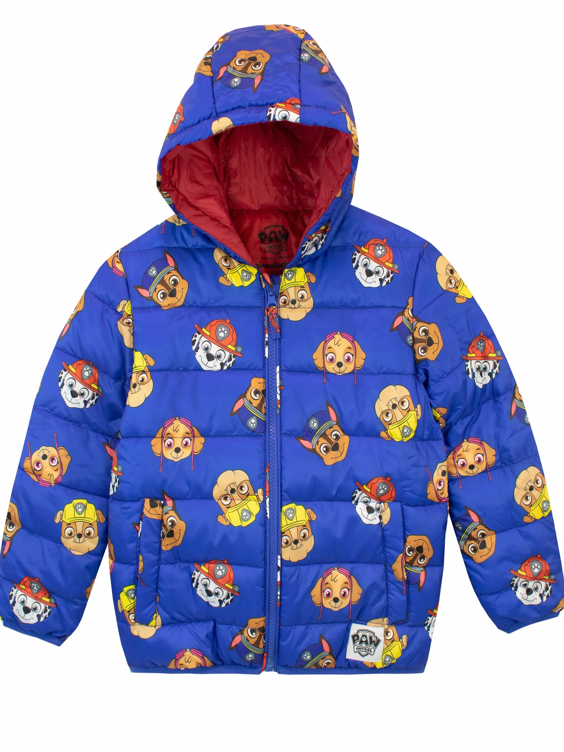 PAW PATROL Chłopcy Płaszcz Chase Rubble