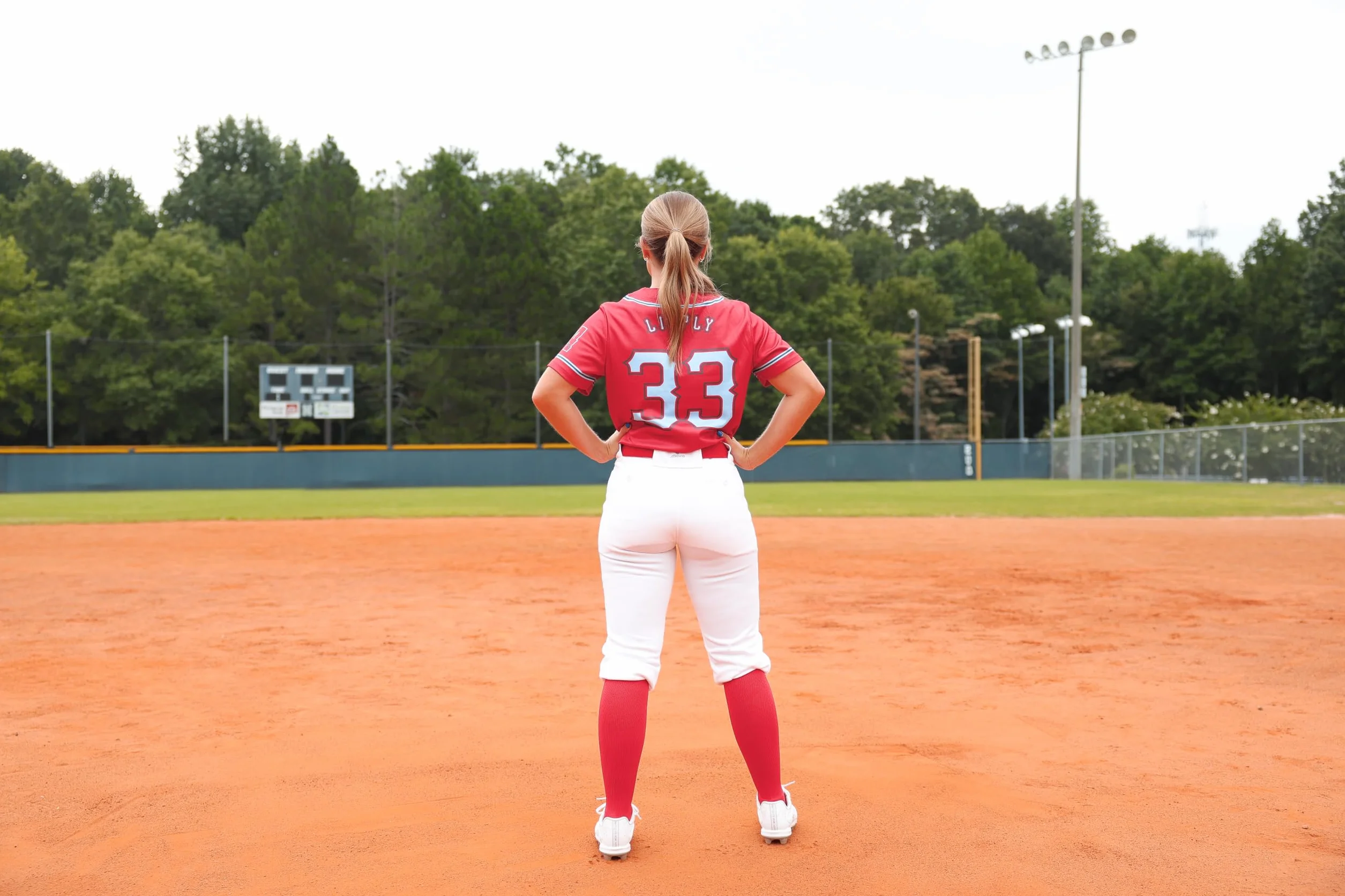 Mizuno Fastpitch Damskie spodnie softball dla dorosłych, z niskim stanem