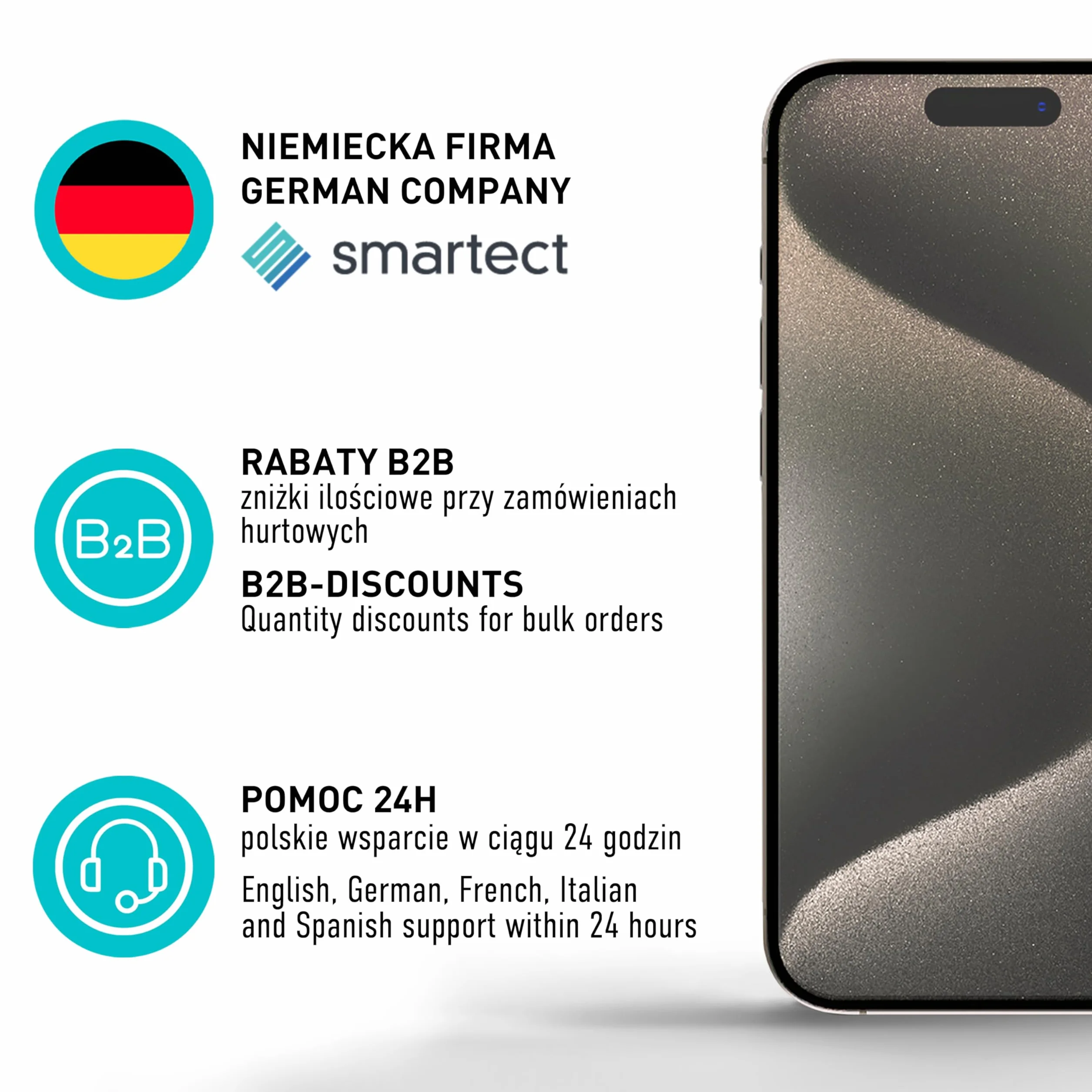 smartect Folia Ochronna TPU [3 Sztuki, Clear] dla Huawei Watch GT5 46 mm / GT5 Pro 46 mm, Zakrywa cały wyświetlacz, Ochraniacz Ekranu bez Pęcherzyków, Bez Odcisków palców