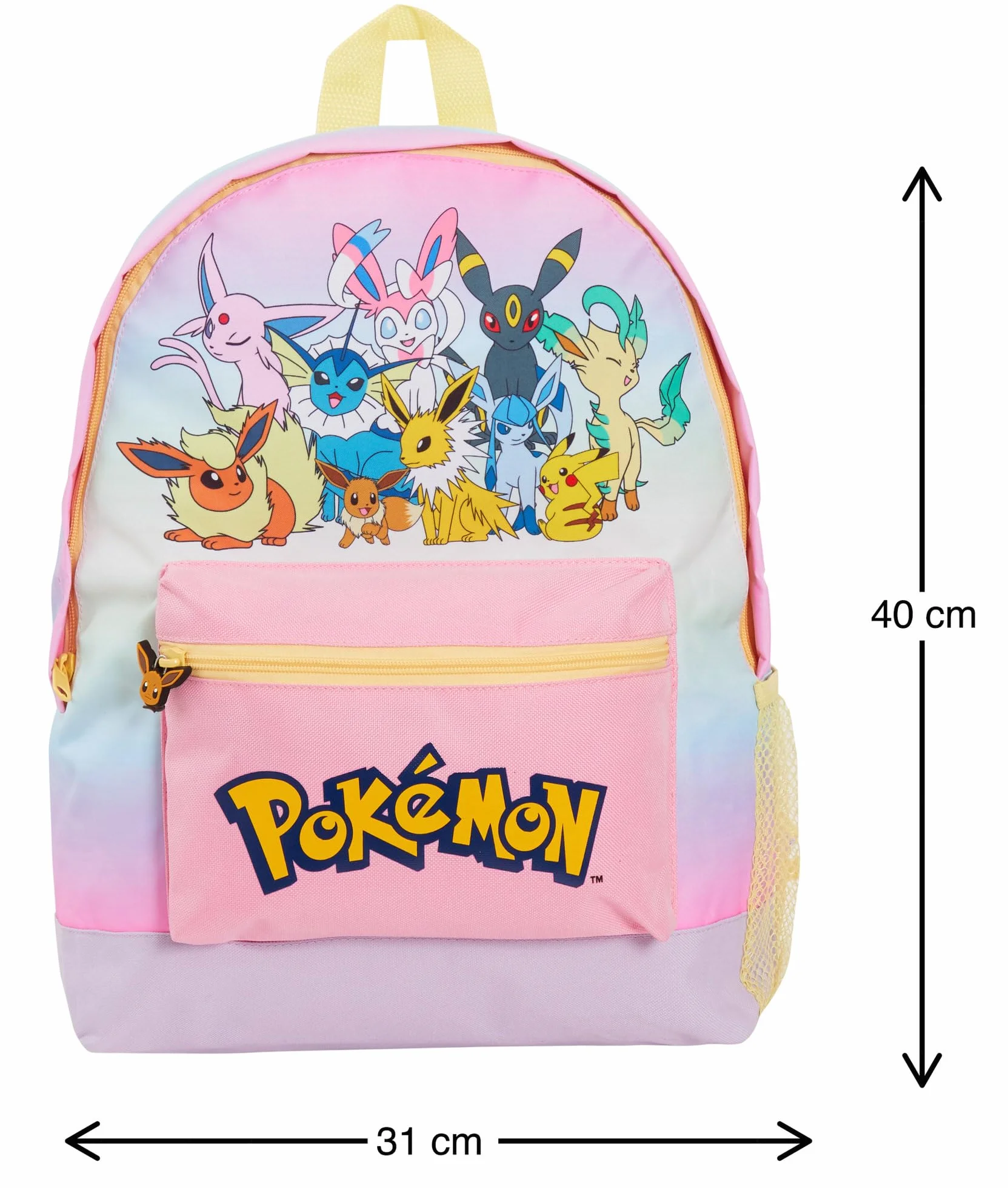 Dziewczęcy plecak Pokemon Eevee torba oficjalna Eeveelutions Pokemon Go School Travel torba na lunch plecak