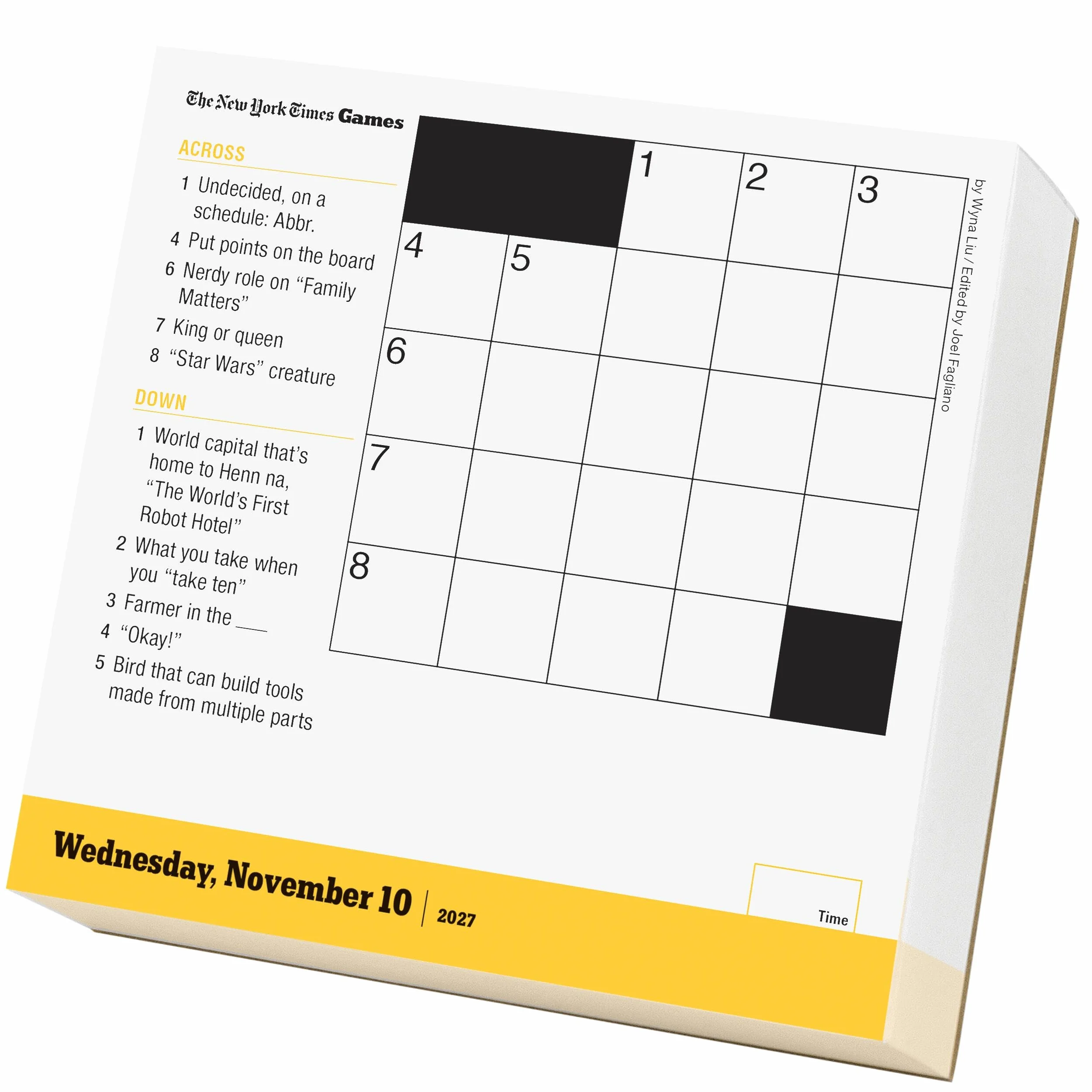 The New York Times Mini Crossword Page-A-Day® Calendar 2027: For Crossword Beginners and Puzzle Pros