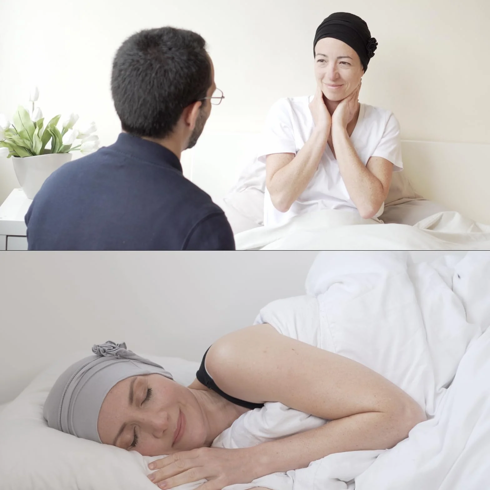 XEPST 4 szt. Chemioterapia Turban czapka dla kobiet, czapka onkologiczna dla kobiet, czapka z rakiem na wypadanie włosów, chusta na głowę damska