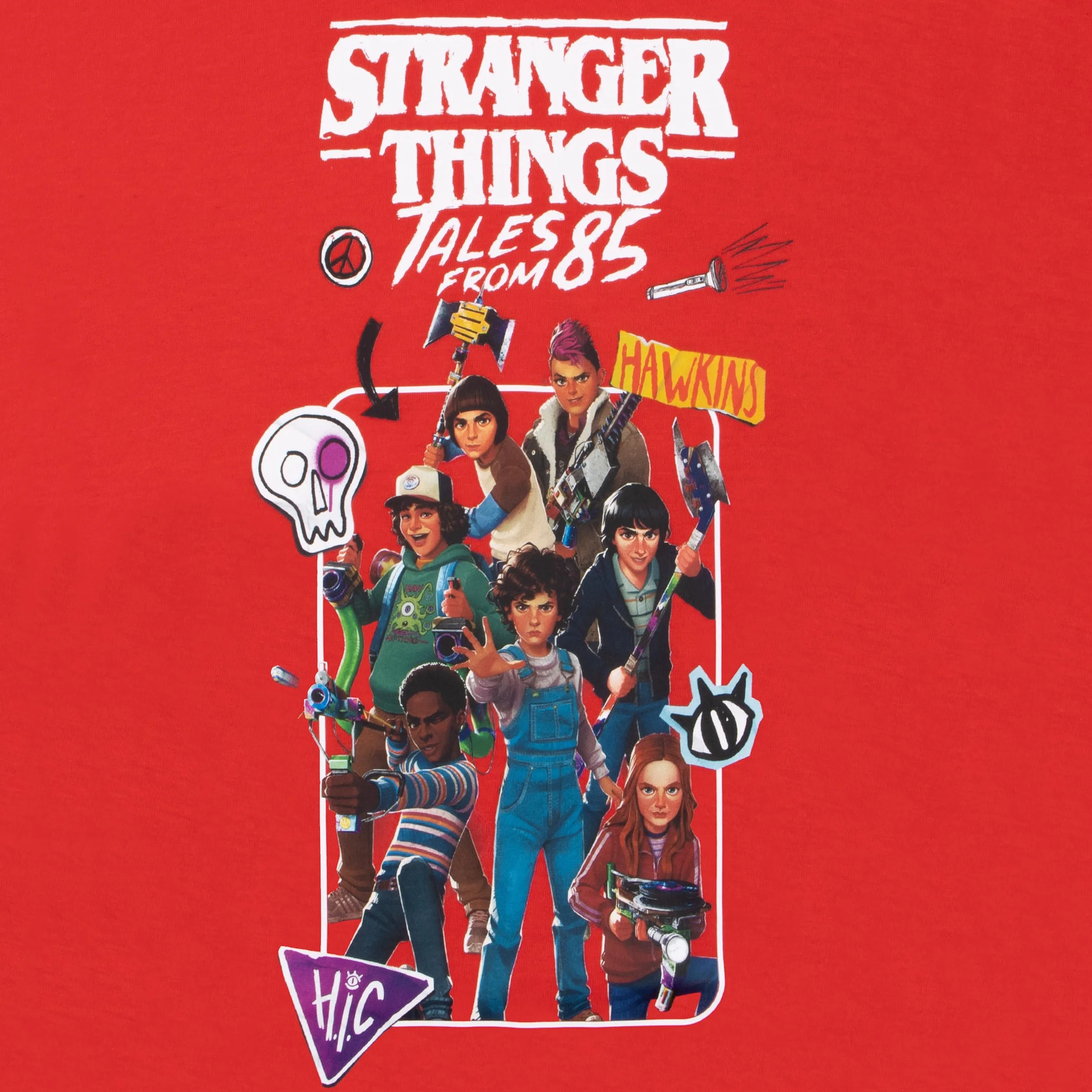 Stranger Things Koszulka Dla Chłopca, T-Shirt Z Krótkim Rękawem Dla Chłopca, Odzież Dziecięca Tales From 85
