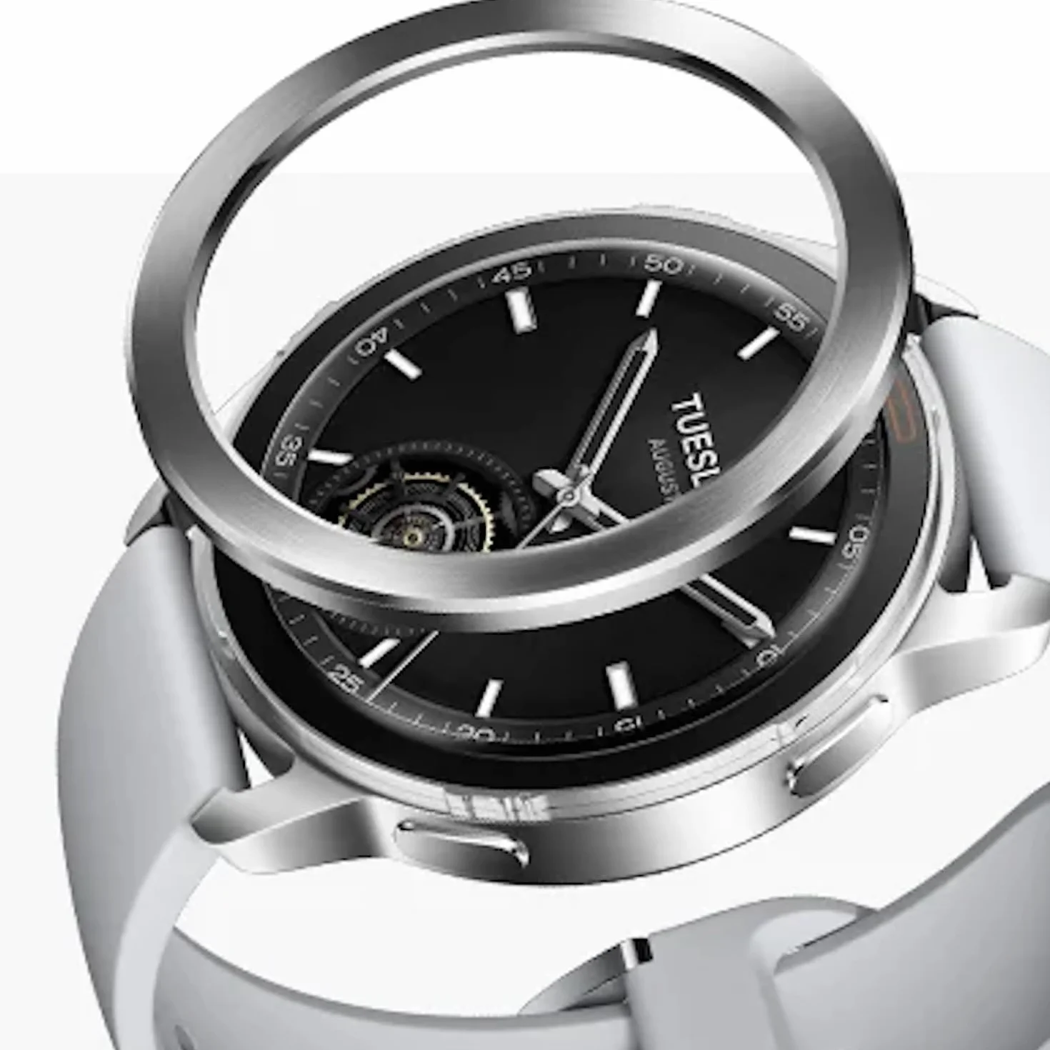 Xiaomi Watch S4 Bezel Ring Only, Silver - Watch Not Included