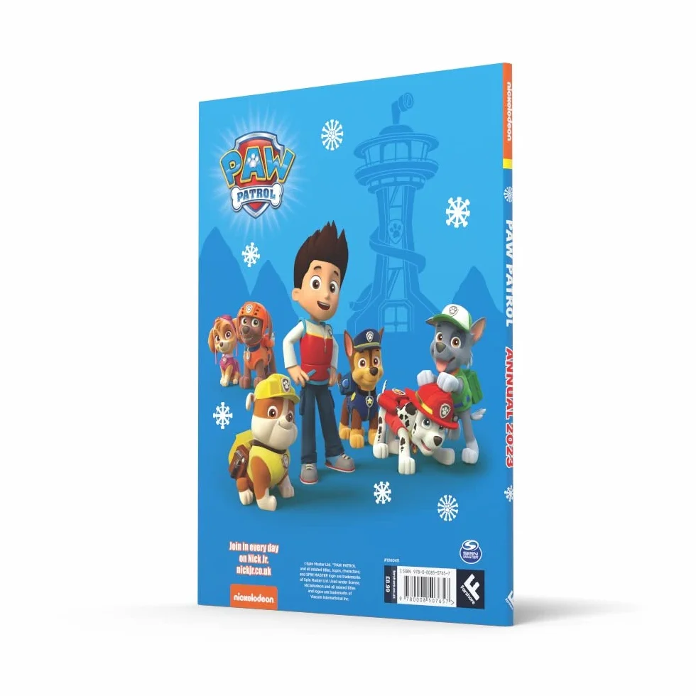 Paw Patrol Annual 2023: A fun new illustrated gift book, packed with activities, colouring and stories from the hit Nickelodeon TV show for children aged 2, 3, 4, 5 years