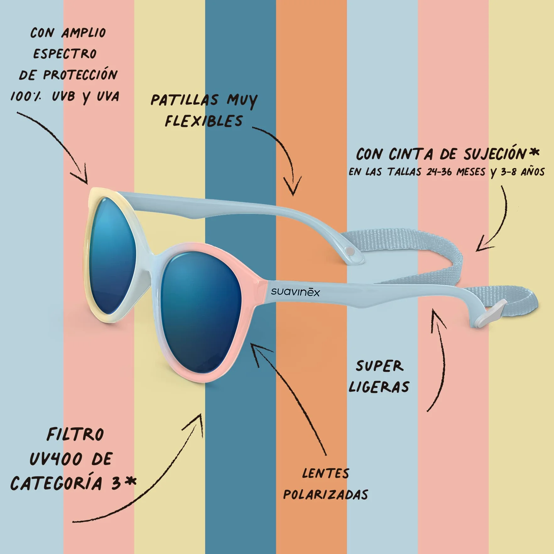 SUAVINEX Okulary przeciwsłoneczne Uniseks - dzieci Gafas de Sol Suavinex