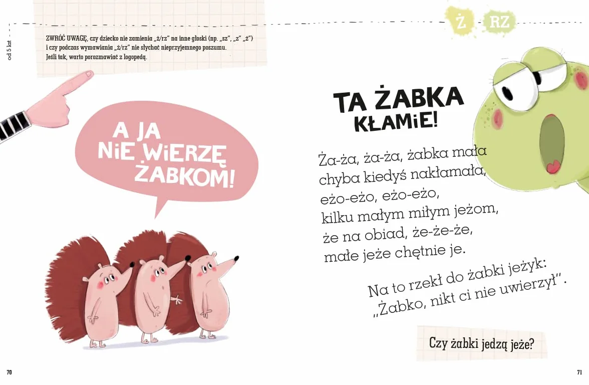 WIERSZYKI ĆWICZĄCE JĘZYKI, CZYLI RYMOWANKI LOGOPE