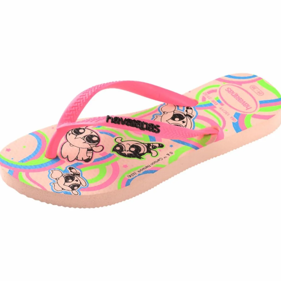 Havaianas Dziewczynki Kids Slim Powerpuff GirlsKlapki