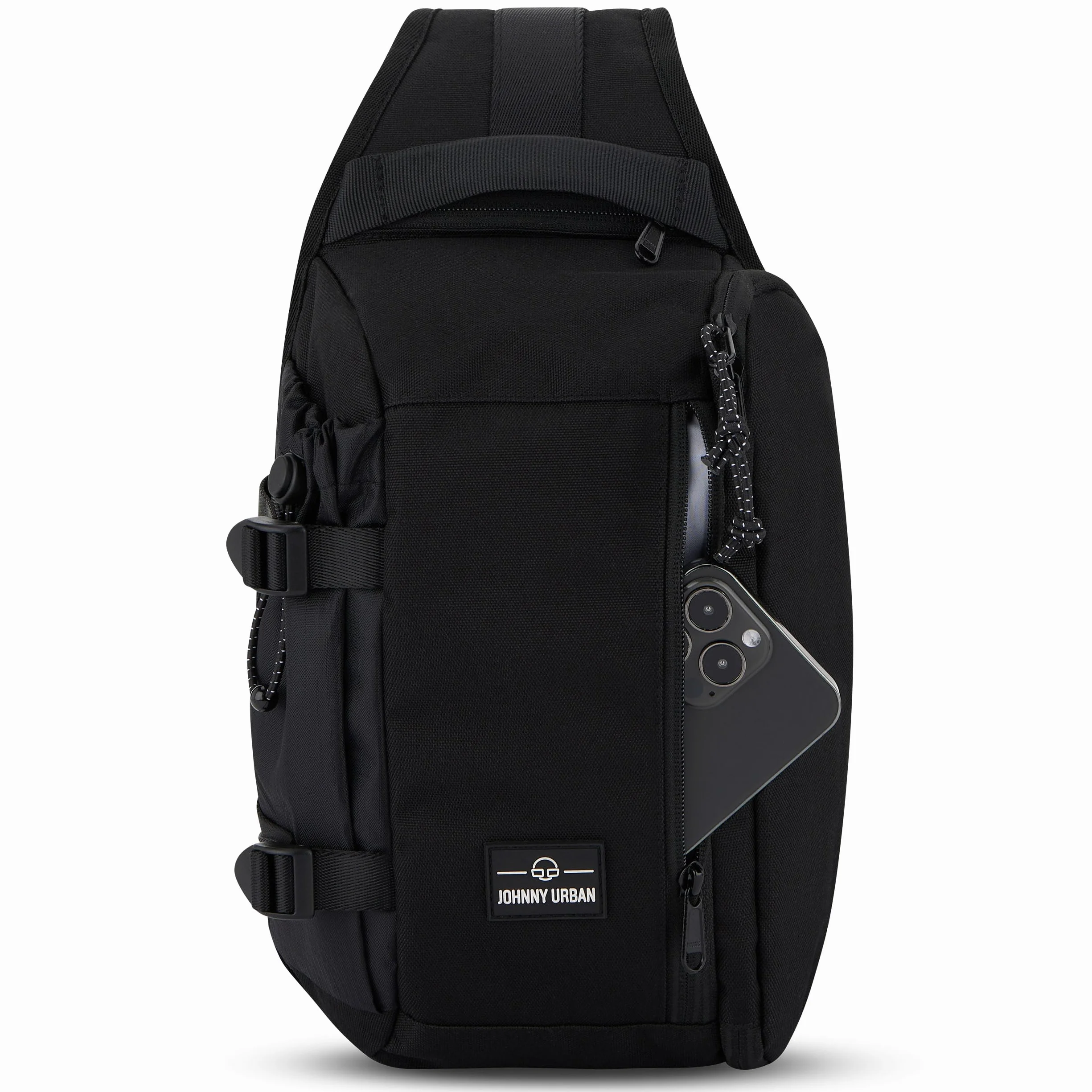 Johnny Urban Slingbag Charlie torba na ramię dla kobiet i mężczyzn, na podróż, wędrówki, do aktywności na świeżym powietrzu, w podróży, odporny na rozerwanie i trwały materiał, kieszeń na butelkę z