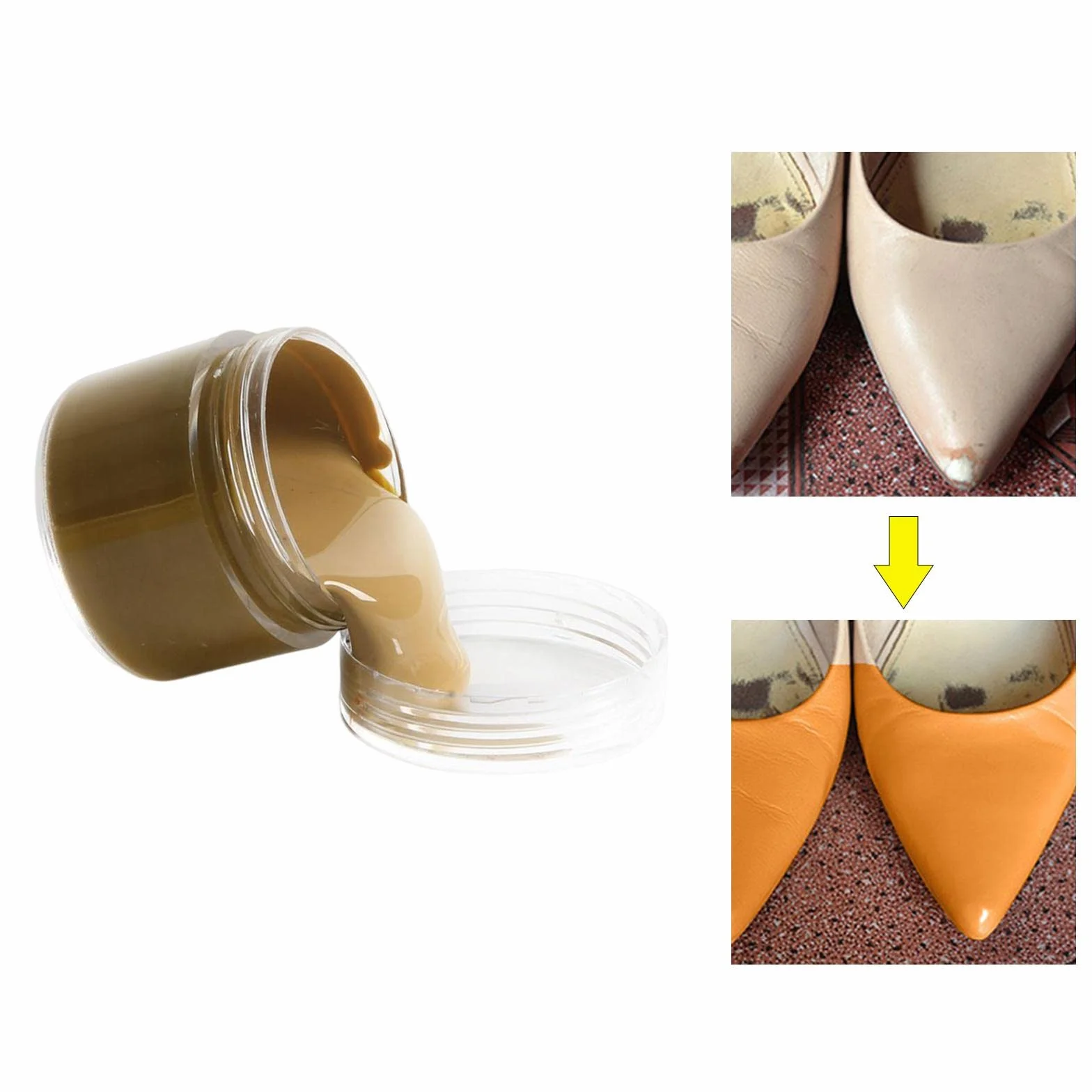 Farba do skóry w płynie, 30 ml, do butów, butów, napraw, siedzeń, kanapy, oryginalny kolor