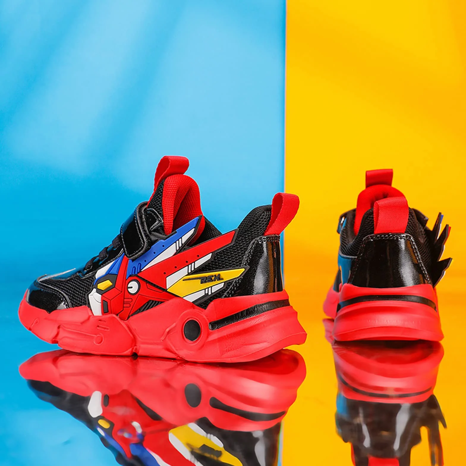 Buty do biegania dla dzieci, trampki, dla chłopców i dziewczynek, lekkie zapięcie na rzepy, buty sportowe, oddychające, siateczkowe, buty rekreacyjne, 27-39