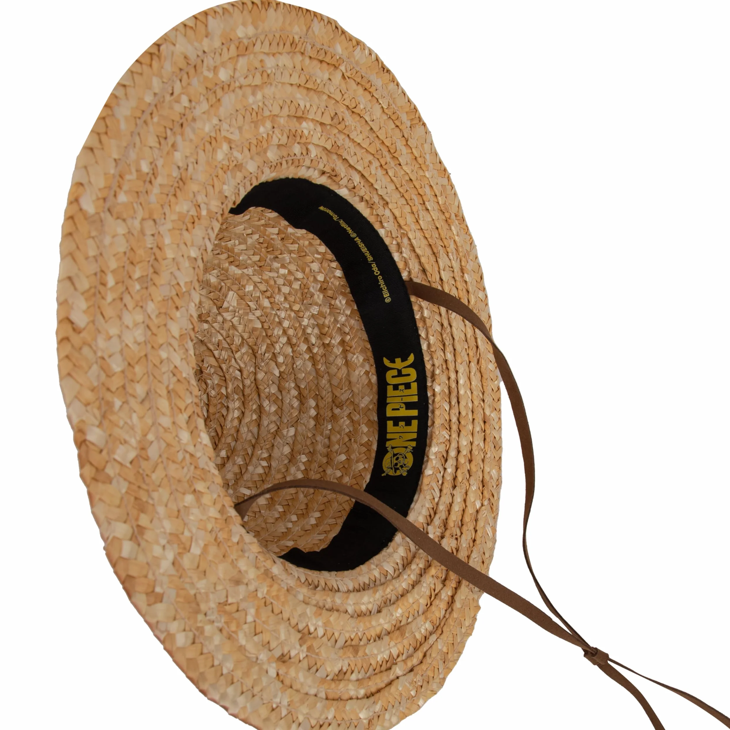 Cinereplicas One Piece - Luffy Słomkowy Kapelusz 58-61 cm - Oficjalna Licencja, Czerwony i jasnożółty, rozmiar uniwersalny