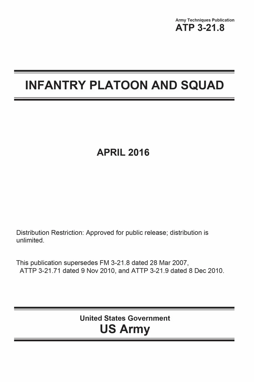 Army Techniques Publication ATP 3-21.8 Infantry Platoon and Squad April 2016