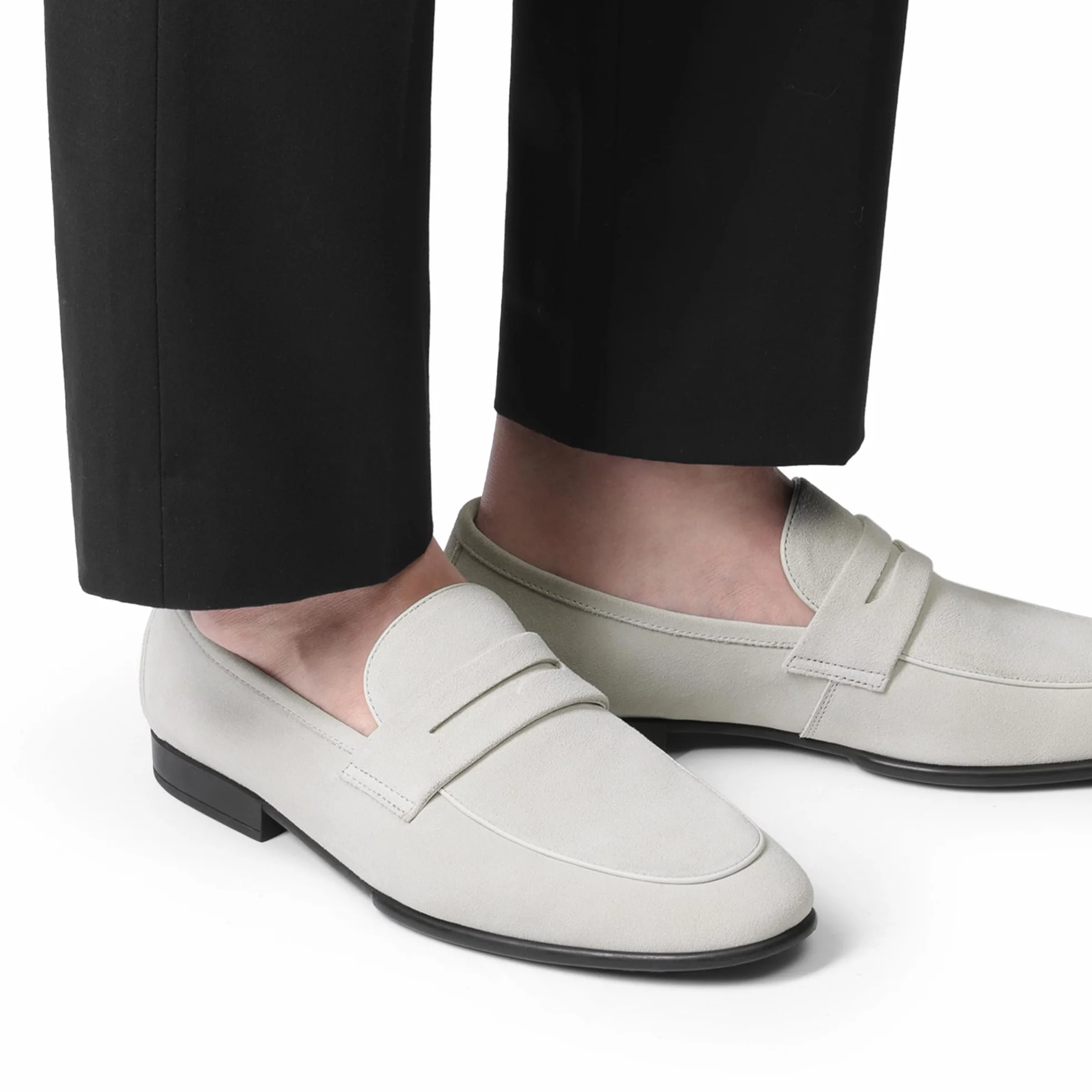 Bruno Marc Męskie klasyczne mokasyny Penny Suede Dress Shoes Comfort Lekkie wsuwane buty Solace Reserve