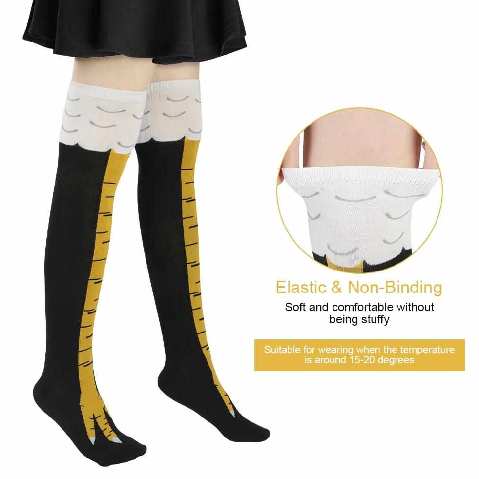 Damskie podkolanówki, cienkie paski, damskie, bardzo długie skarpety do uda, na co dzień, do cosplay, na karnawał, maskaradę