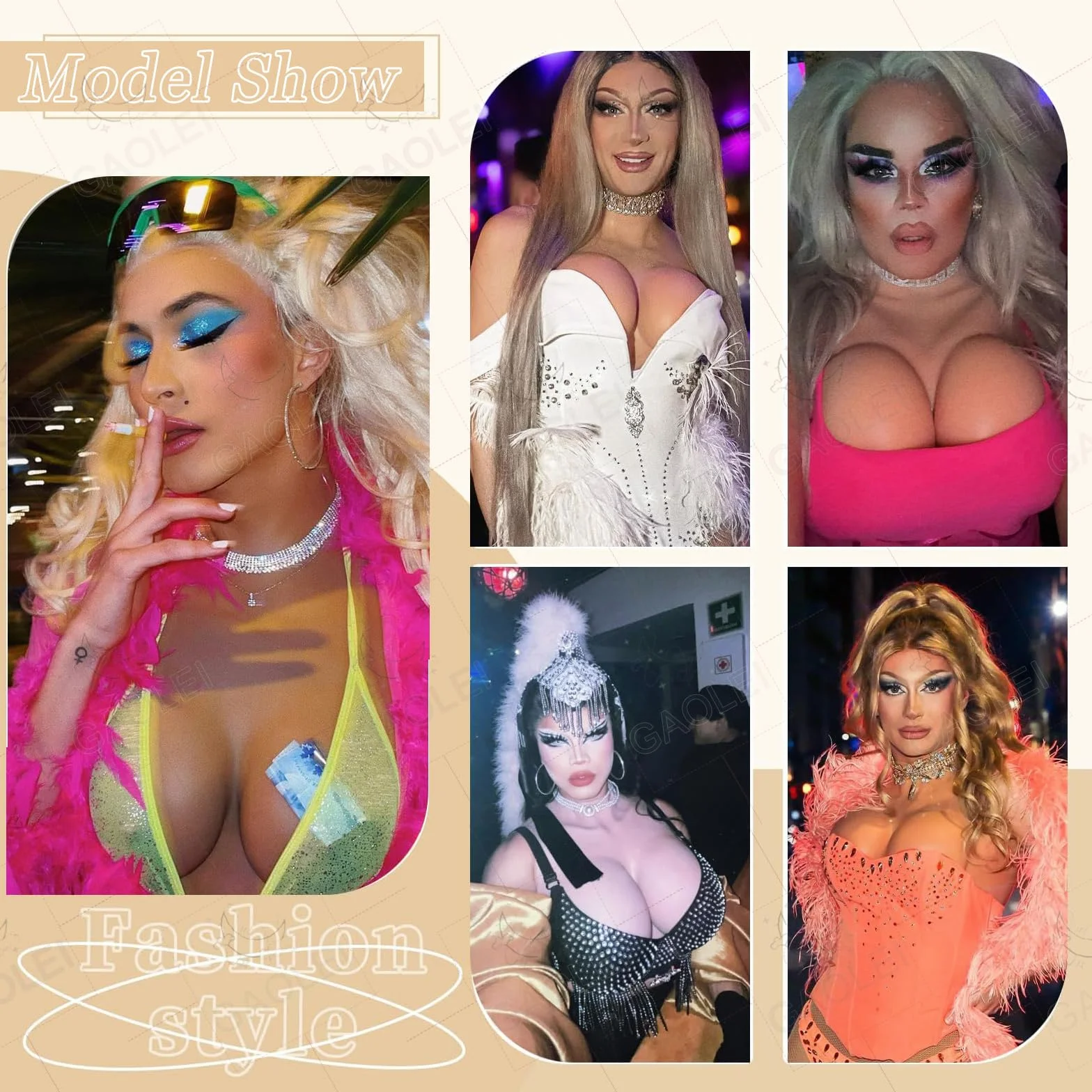 Adima Silikonowe fałszywe Niski dekolt Wycięcie z tyłu B-G Cup Breast Forms Enhancer dla crossdresserów Transgenderowa mastektomia