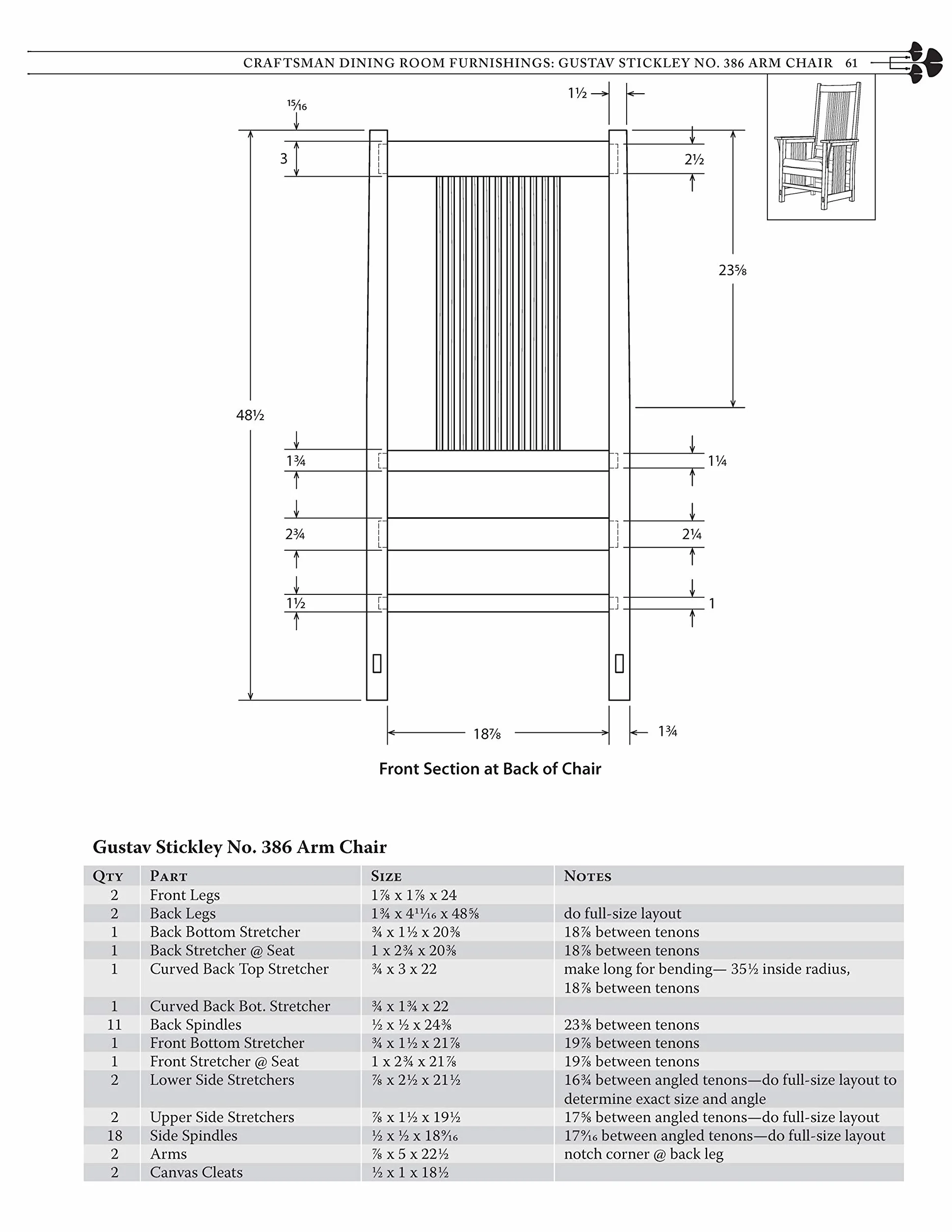 Great Book of Shop Drawings for Craftsman Furniture, Revised & Expanded Second Edition: Authentic and Fully Detailed Plans for 61 Classic Pieces
