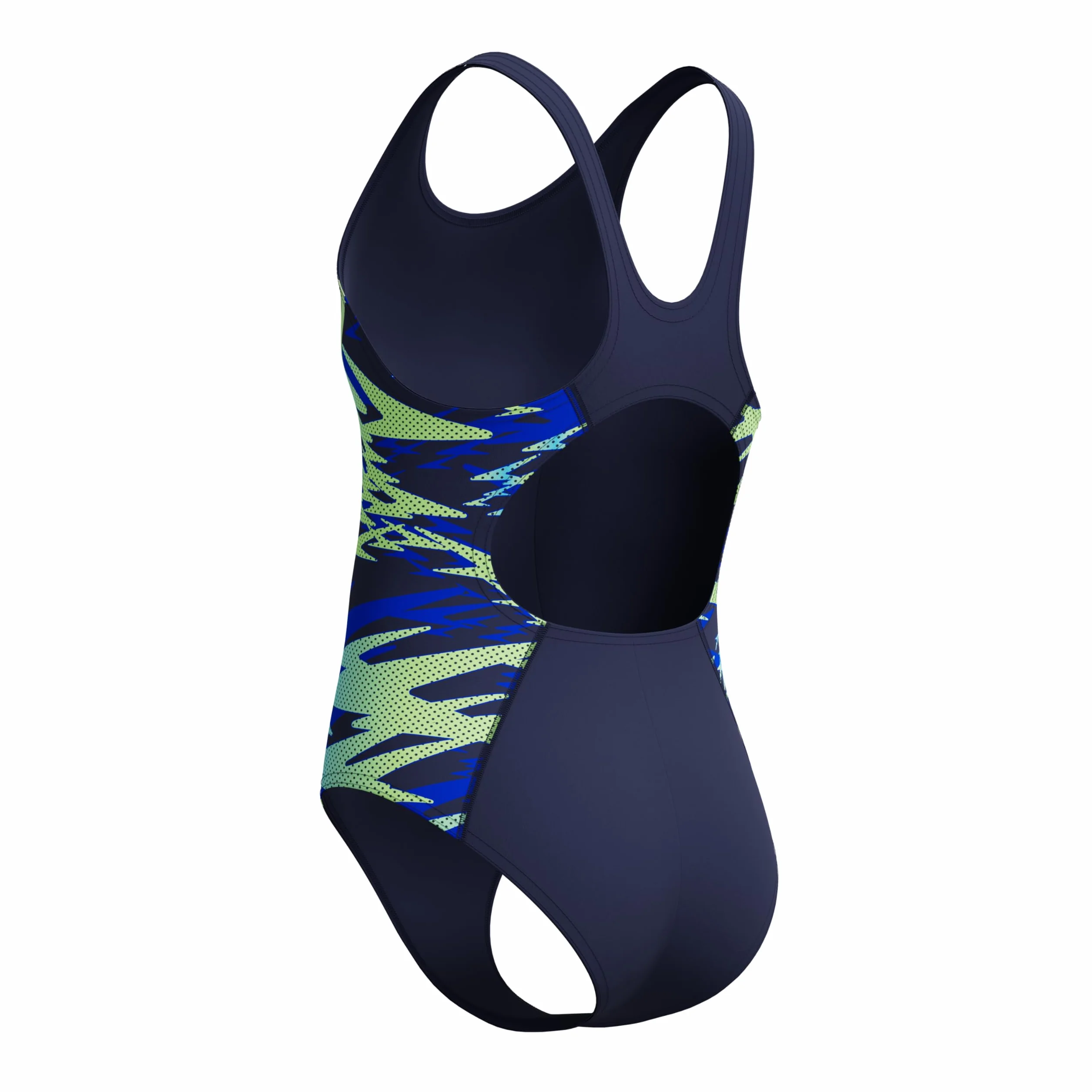 Speedo Strój kąpielowy Dziewczynki Hyperboom Splice Muscleback One Piece