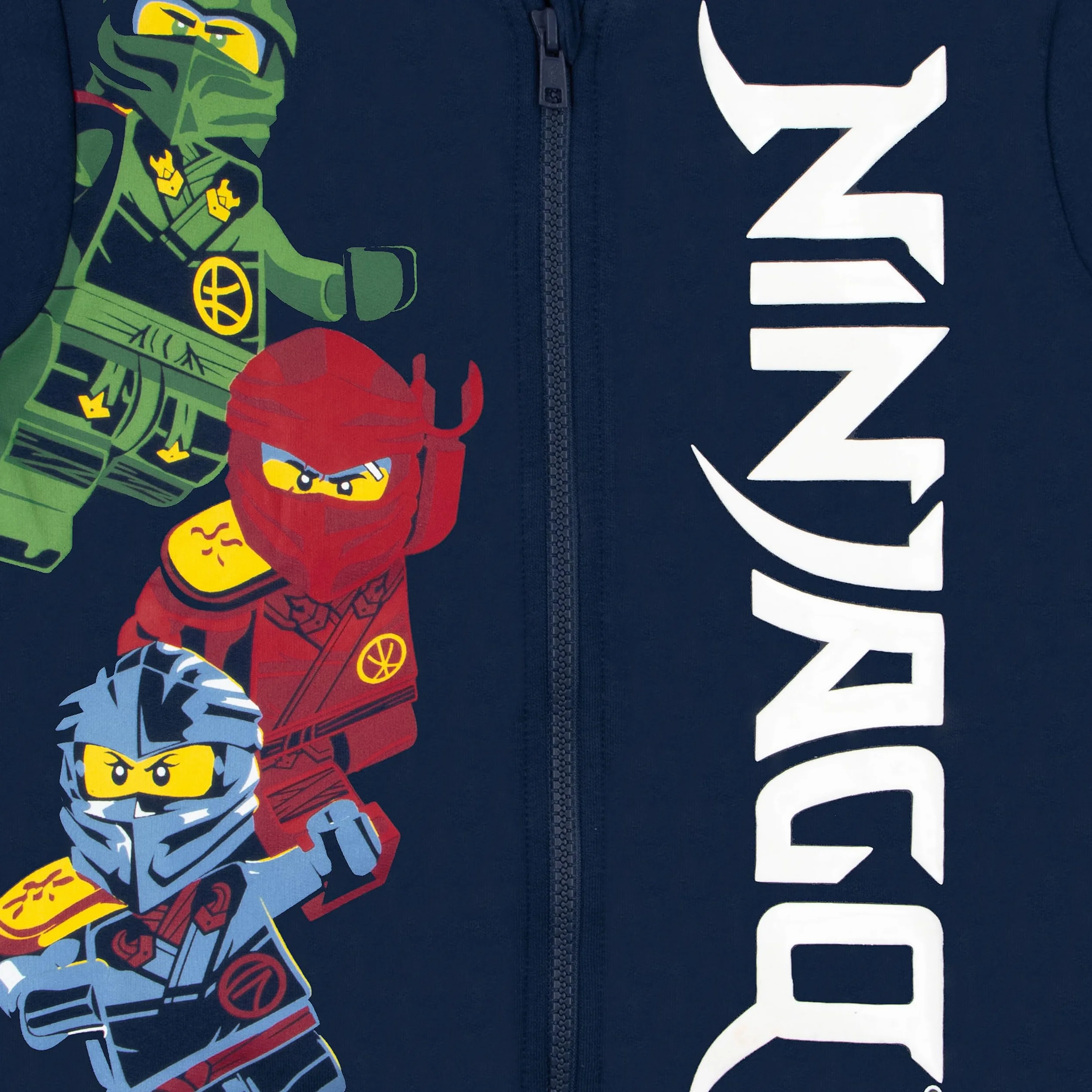Bluza z kapturem Lego Ninjago | Ubrania Ninjago dla chłopców | Dziecięca bluza Ninja | Wiek od 5 do 13 lat
