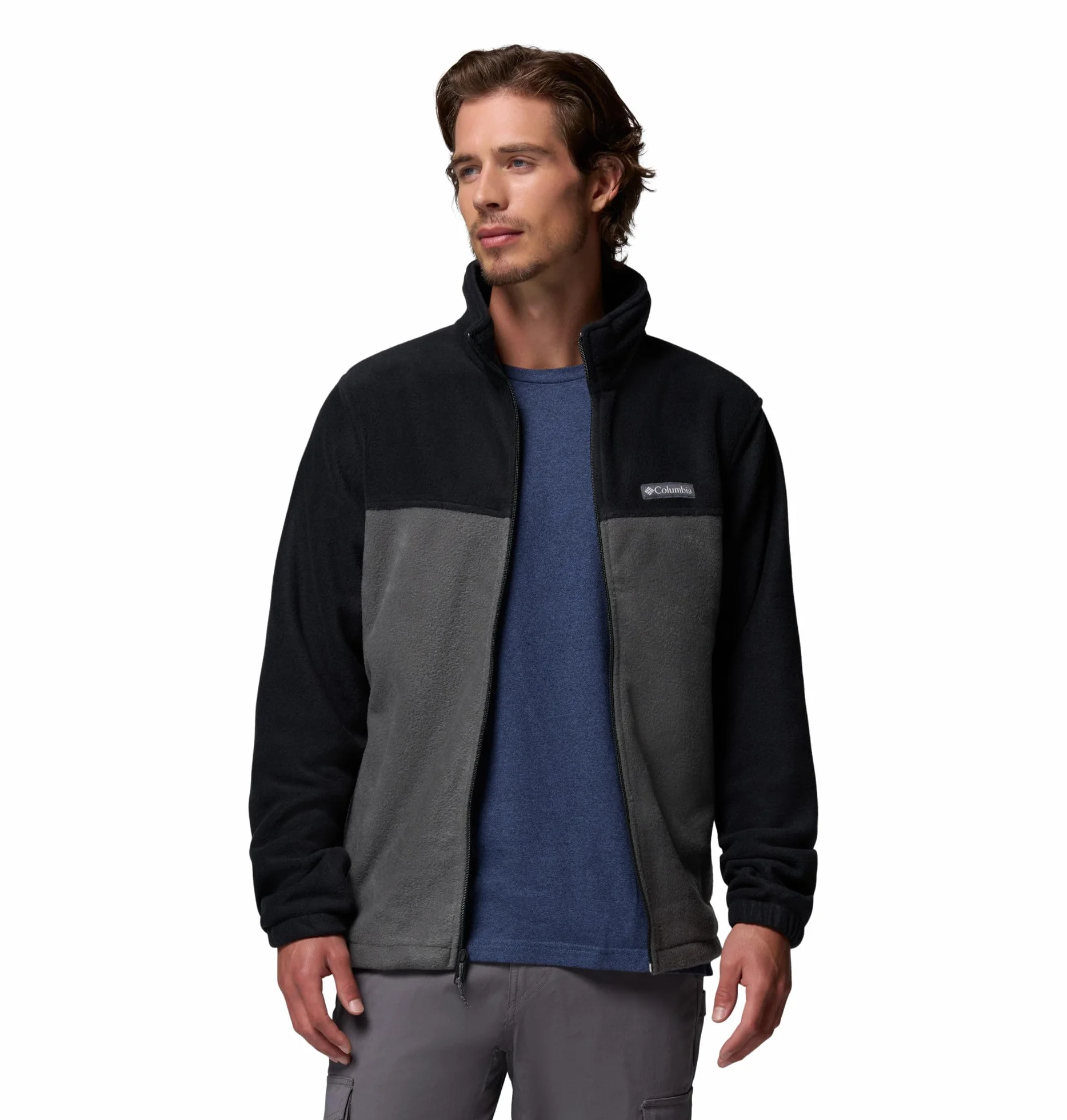Columbia Steens Mountain Full Zip 2.0, Kurtka polarowa Mężczyźni, Black/Grill, L