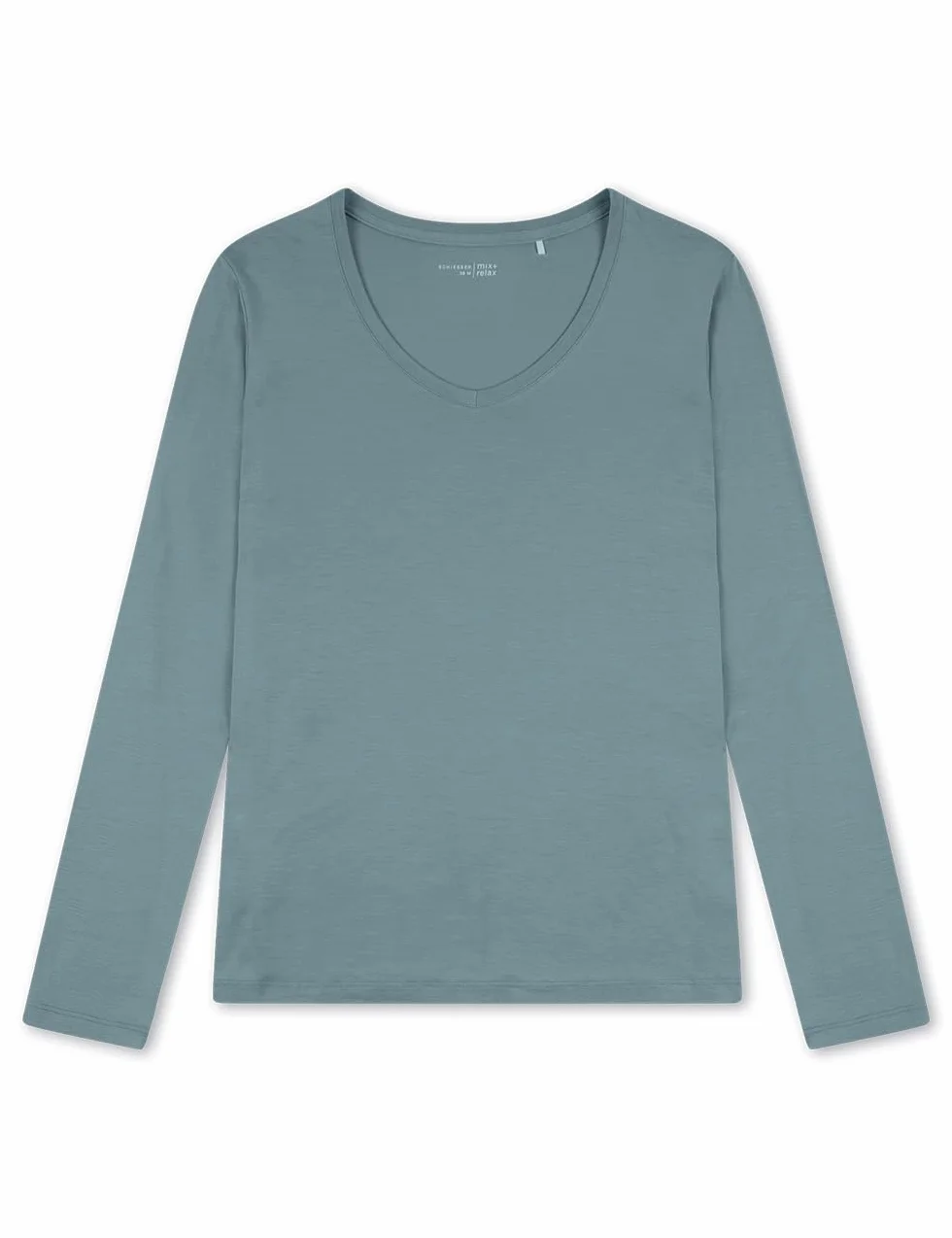 Schiesser Góra od pidżamy Kobiety Schiesser Damen Schlafshirt Langarm Modal - Mix + Relax
