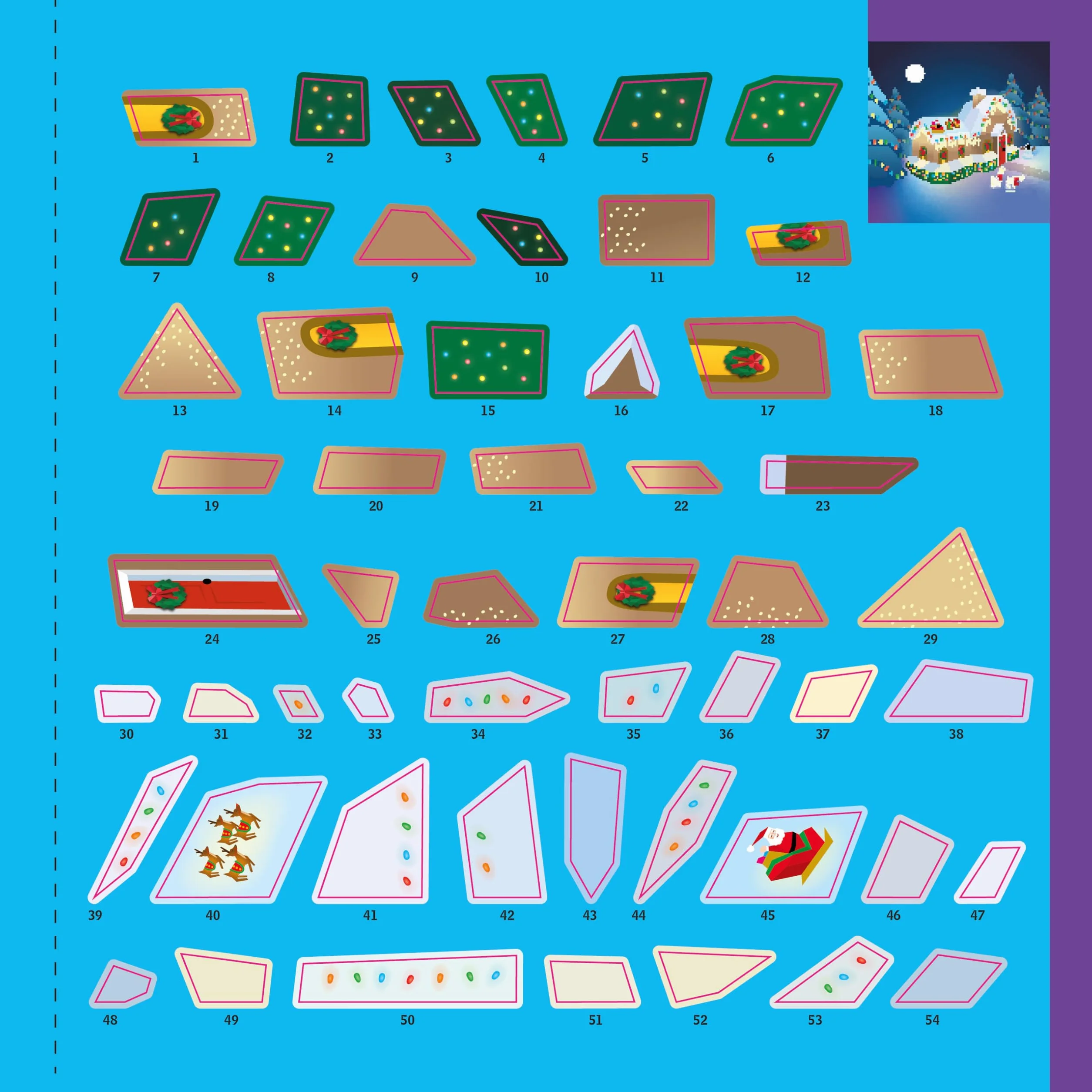 Paint by Sticker Kids: Holly Jolly Christmas: Create 10 Pictures One Sticker at a Time! Includes Glitter Stickers
