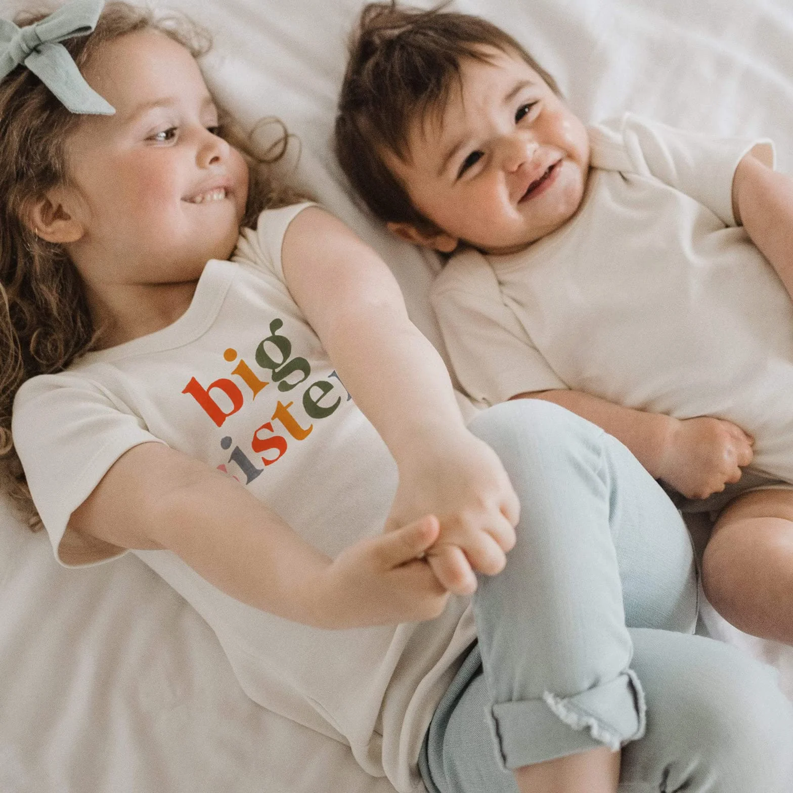 Big Sister koszulka dla dziewczynek, do stroju, dla dziewczynek, z krótkim rękawem, na lato, z krótkim rękawem, z okrągłym dekoltem, bawełniana koszula