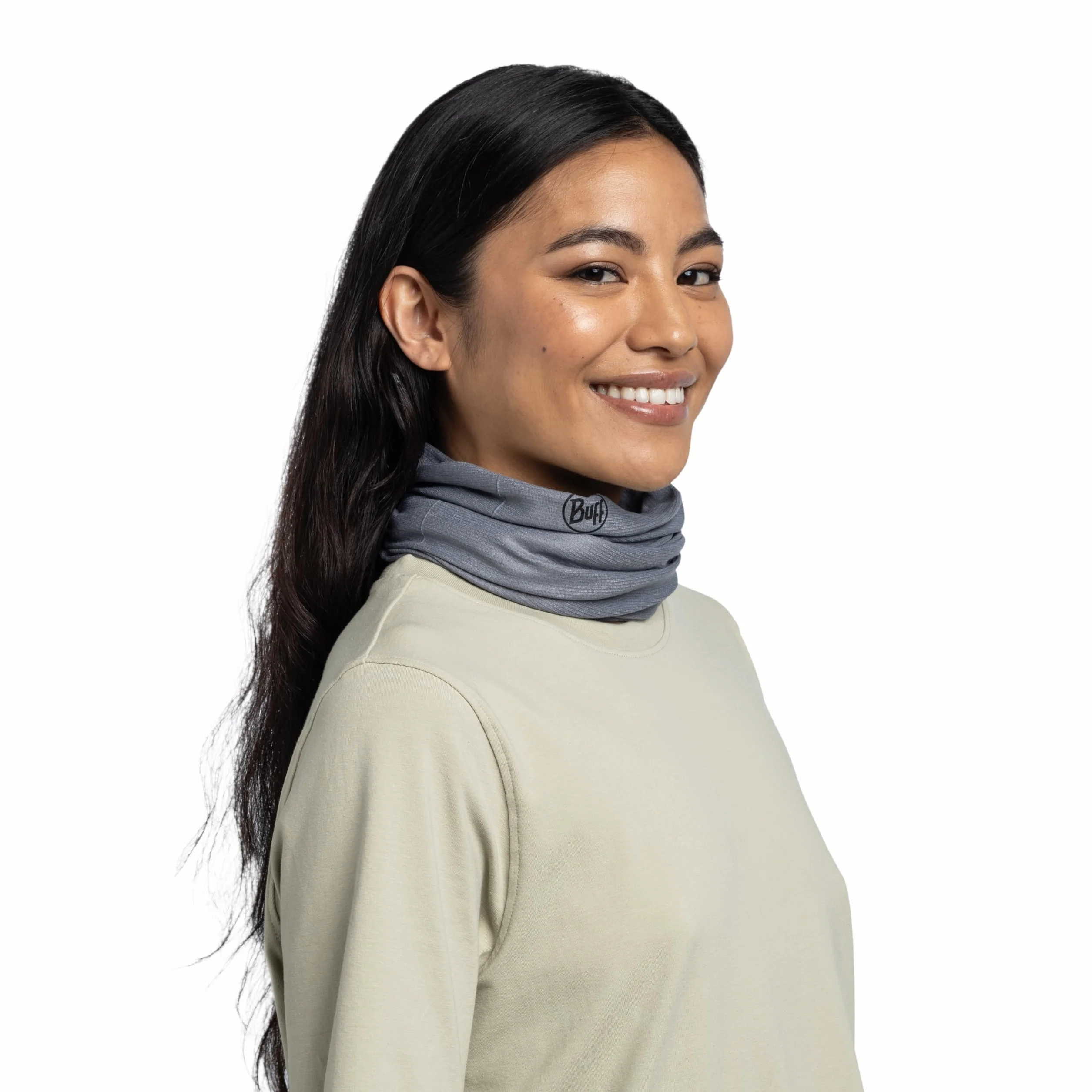 BUFF CoolNet UV® Ash Unisex rozmiar jednoczęściowy dla dorosłych, Popiół, rozmiar uniwersalny