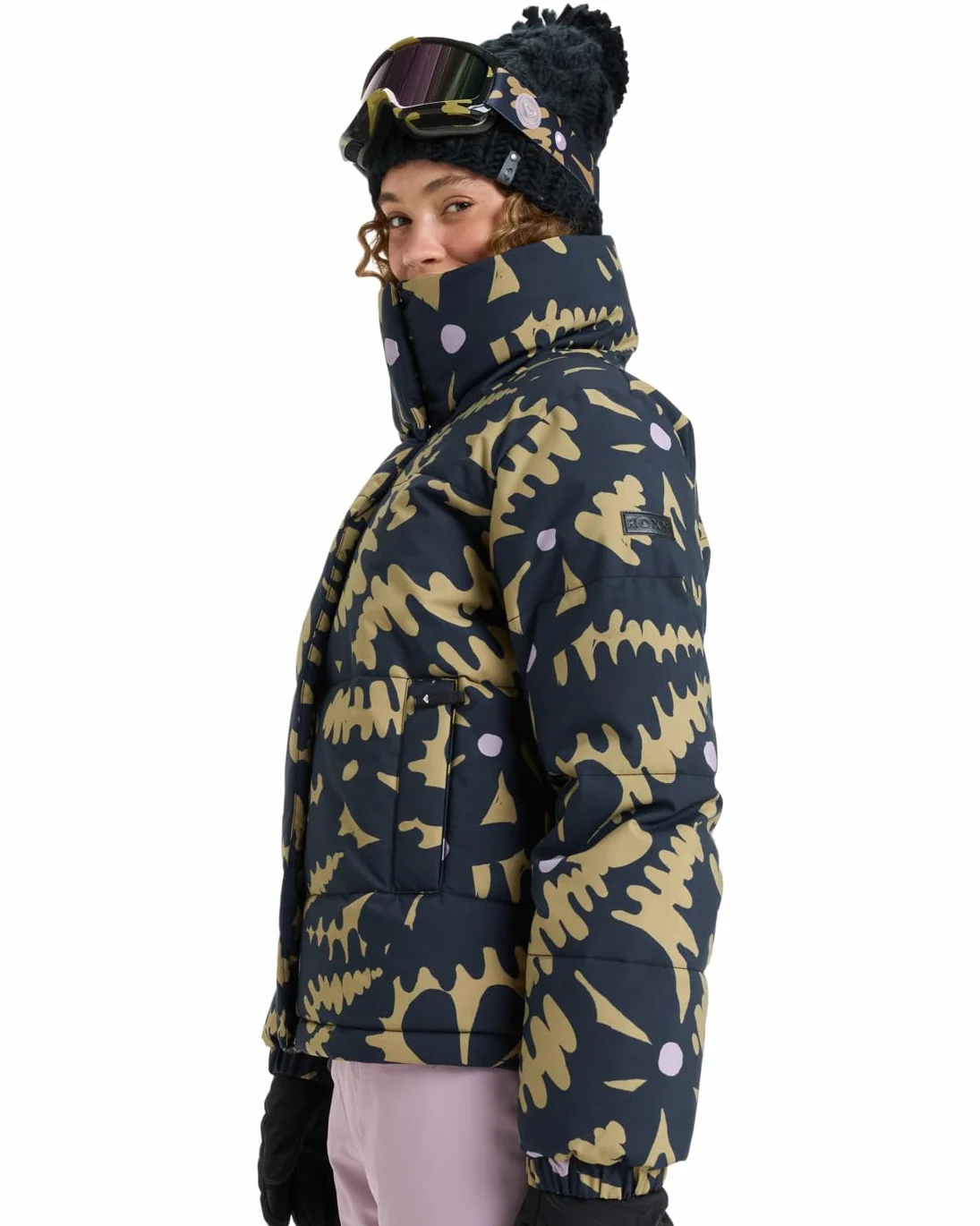 Roxy Kurtka Snow Winter Rebel Kurtka Beżowa S