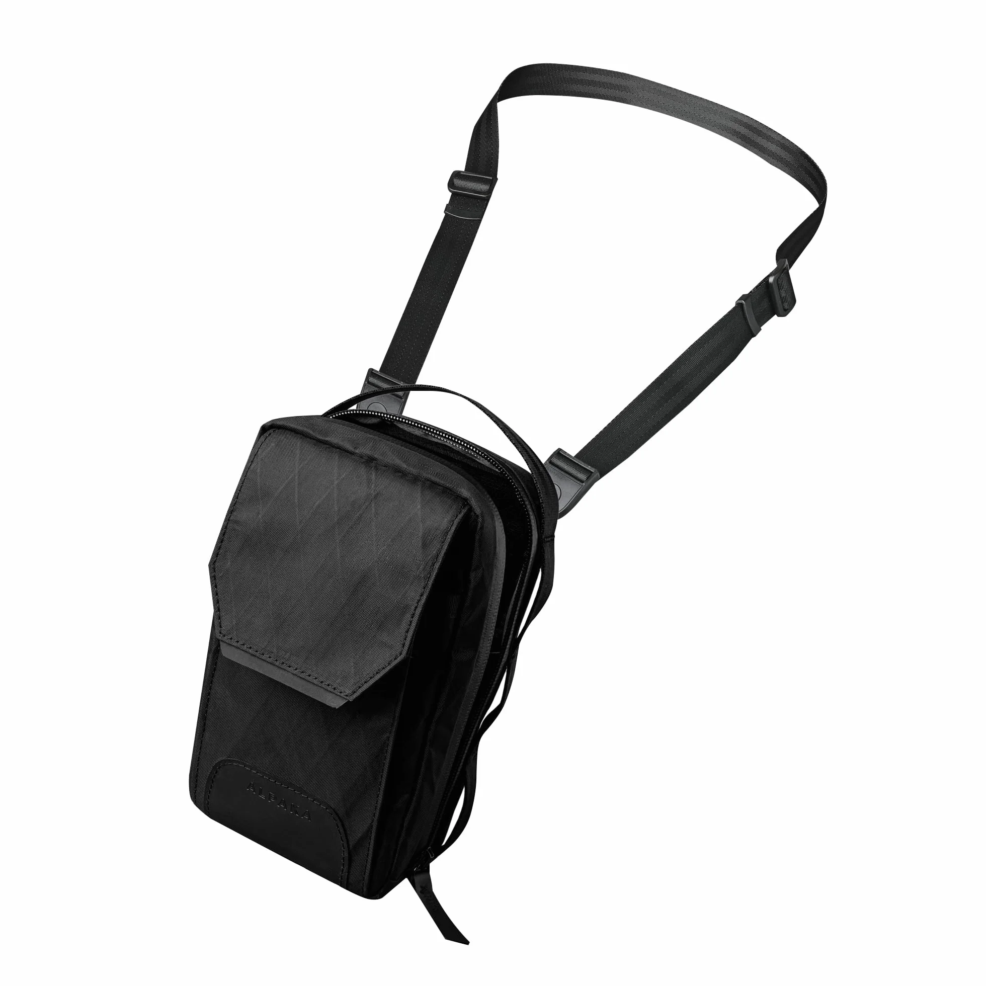 ALPAKA Modular Sling V2 – torba crossbody na telefon dla mężczyzn, magnetyczny szybki dostęp, regulowany pasek, torba podróżna z zamkiem błyskawicznym YKK, tkanina odporna na warunki atmosferyczne