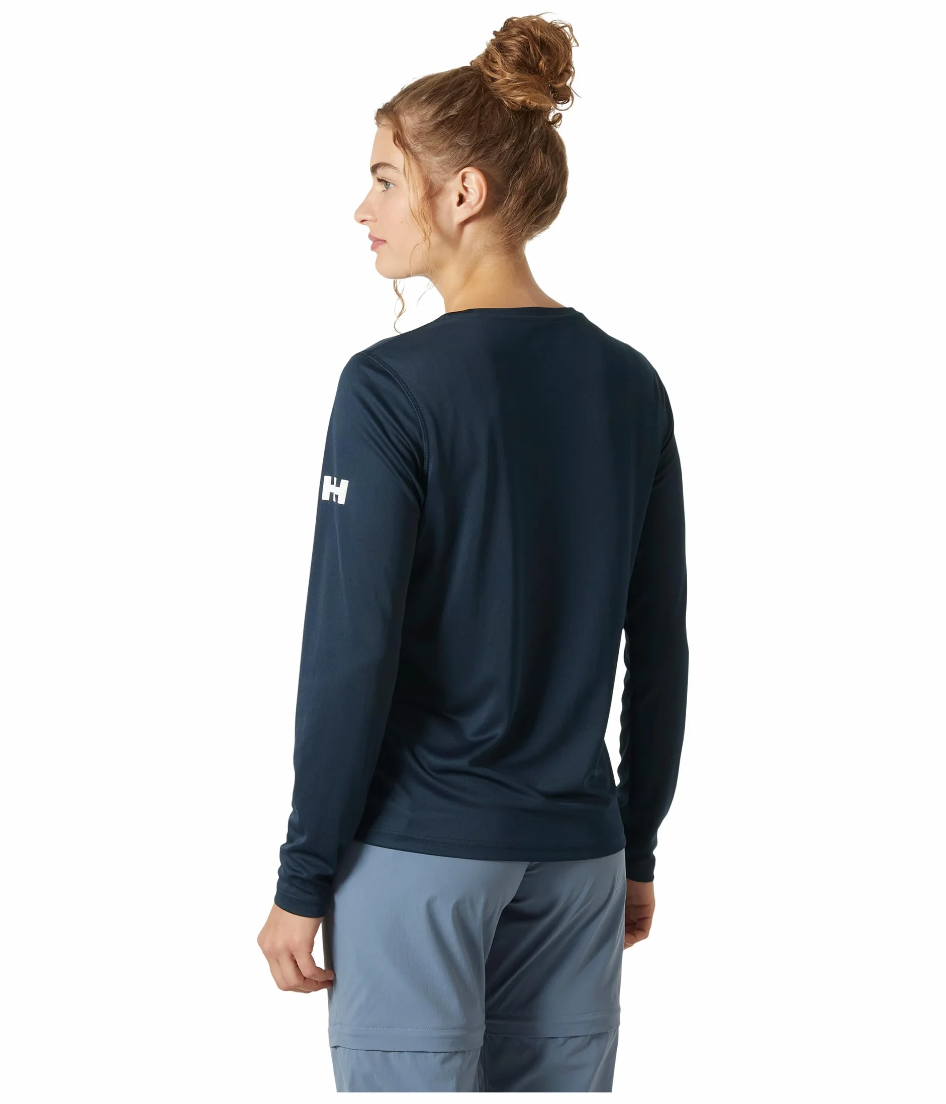 Helly Hansen Damska W HH Tech Crew LS 2.0, granatowa, L