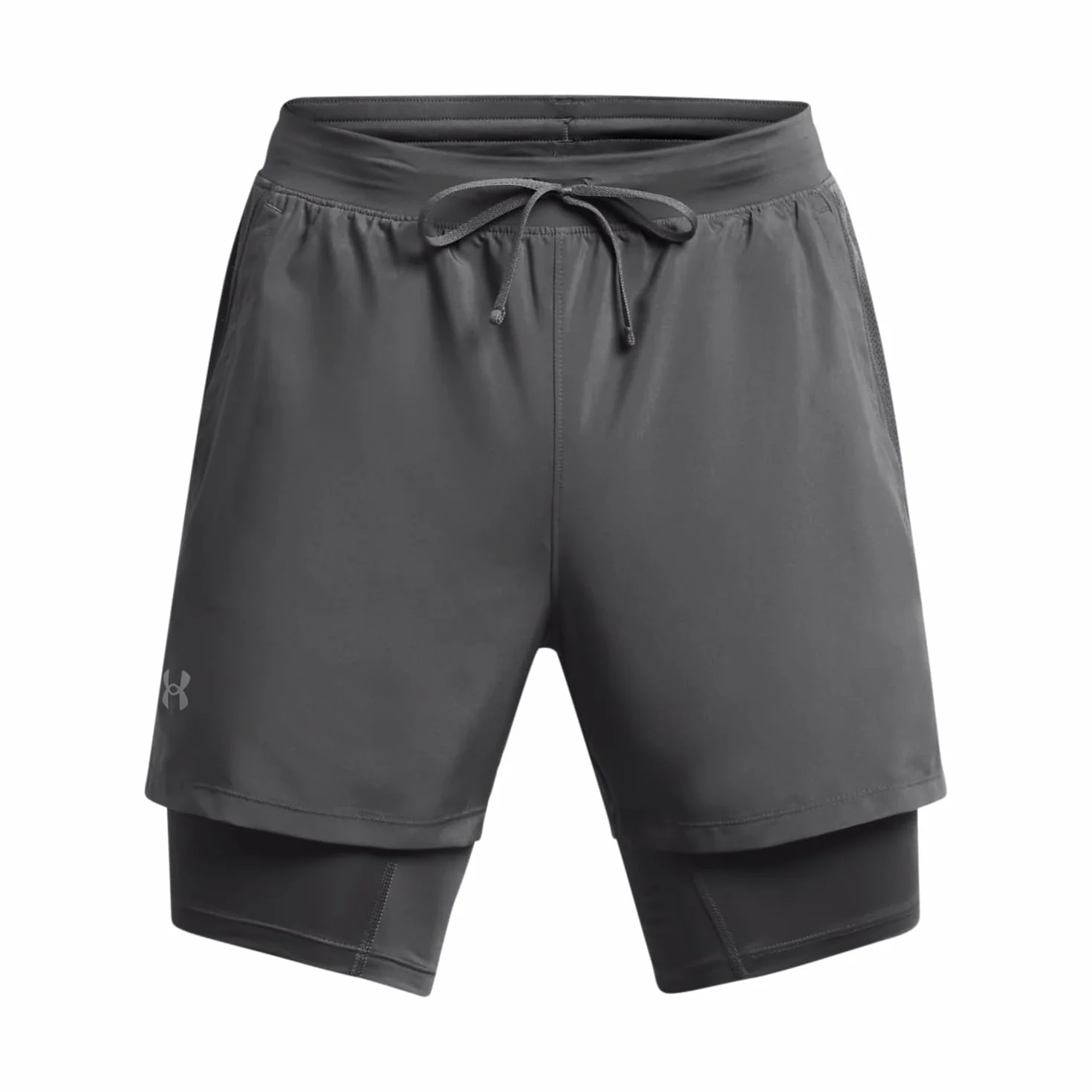 Under Armour Men's UA Launch 2-in-1 5" Shorts - Dół Mężczyźni