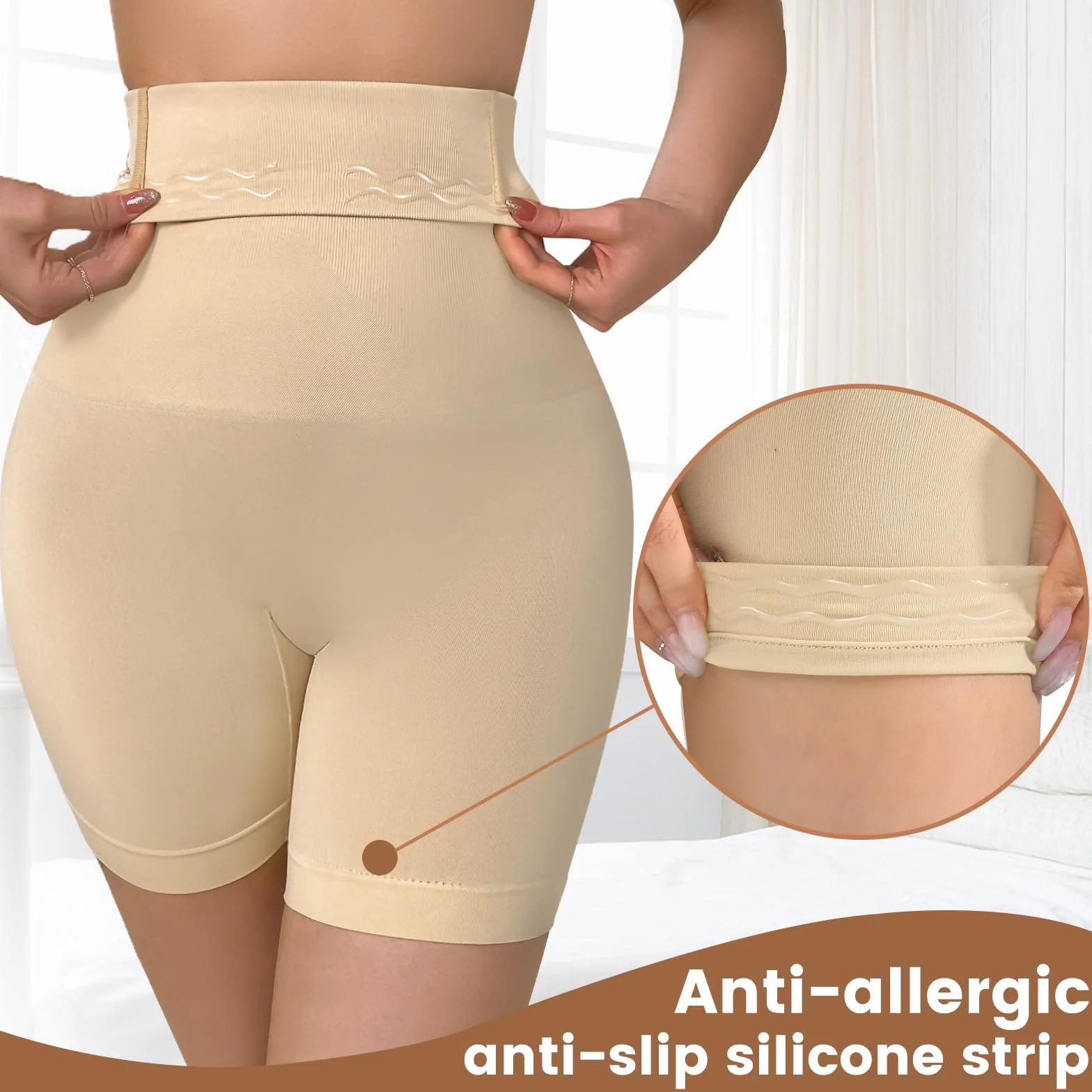 Niwicee Shapewear damskie majtki wyszczuplające brzuch w połowie talii, modelujące figurę, majtki gorsetowe, bielizna wyszczuplająca brzuch, bielizna wyszczuplająca