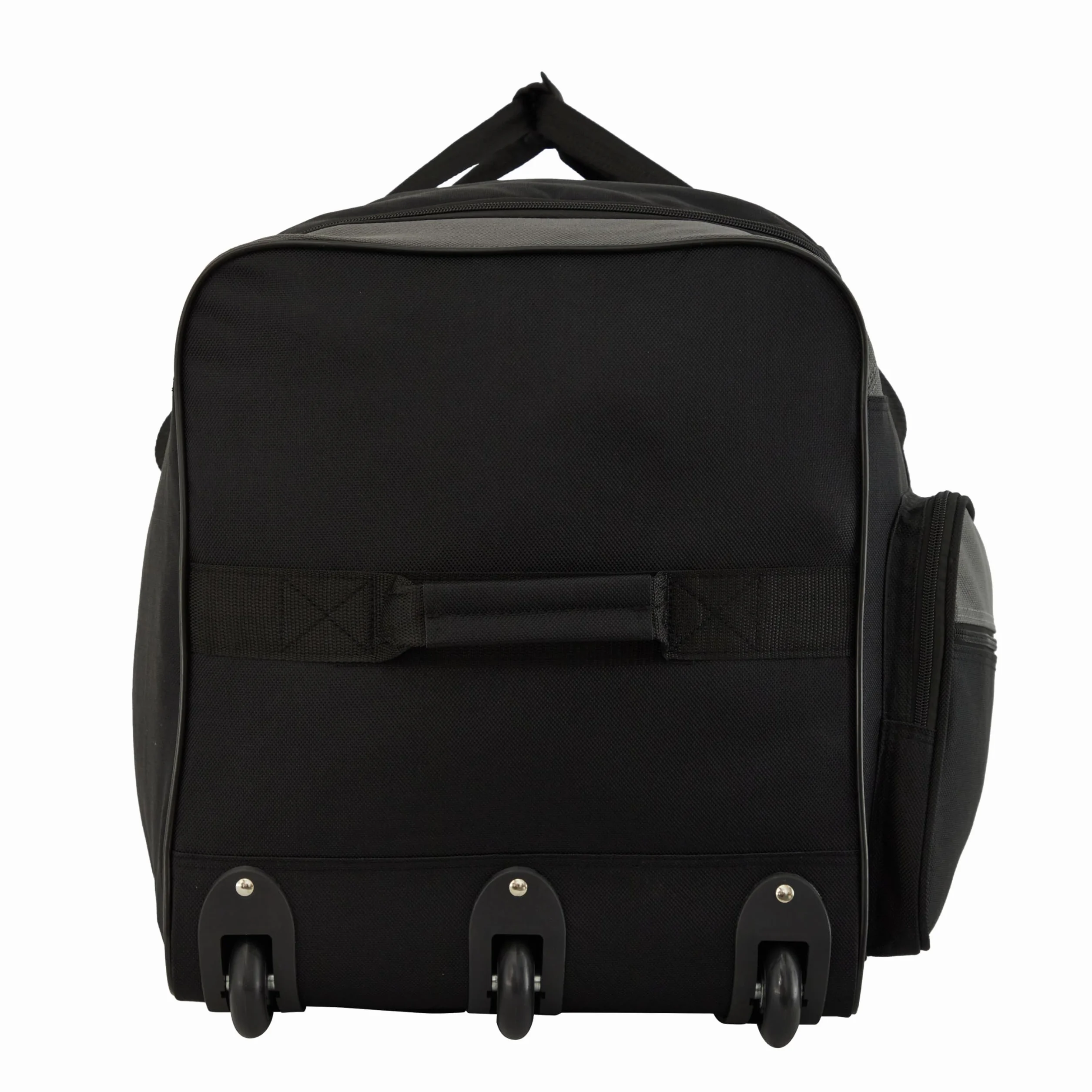 Travelers Club Space Saver, Torba podróżna na kółkach, 91,4 cm, potrójnie składana, 3-kołowa, kolor czarny/szary