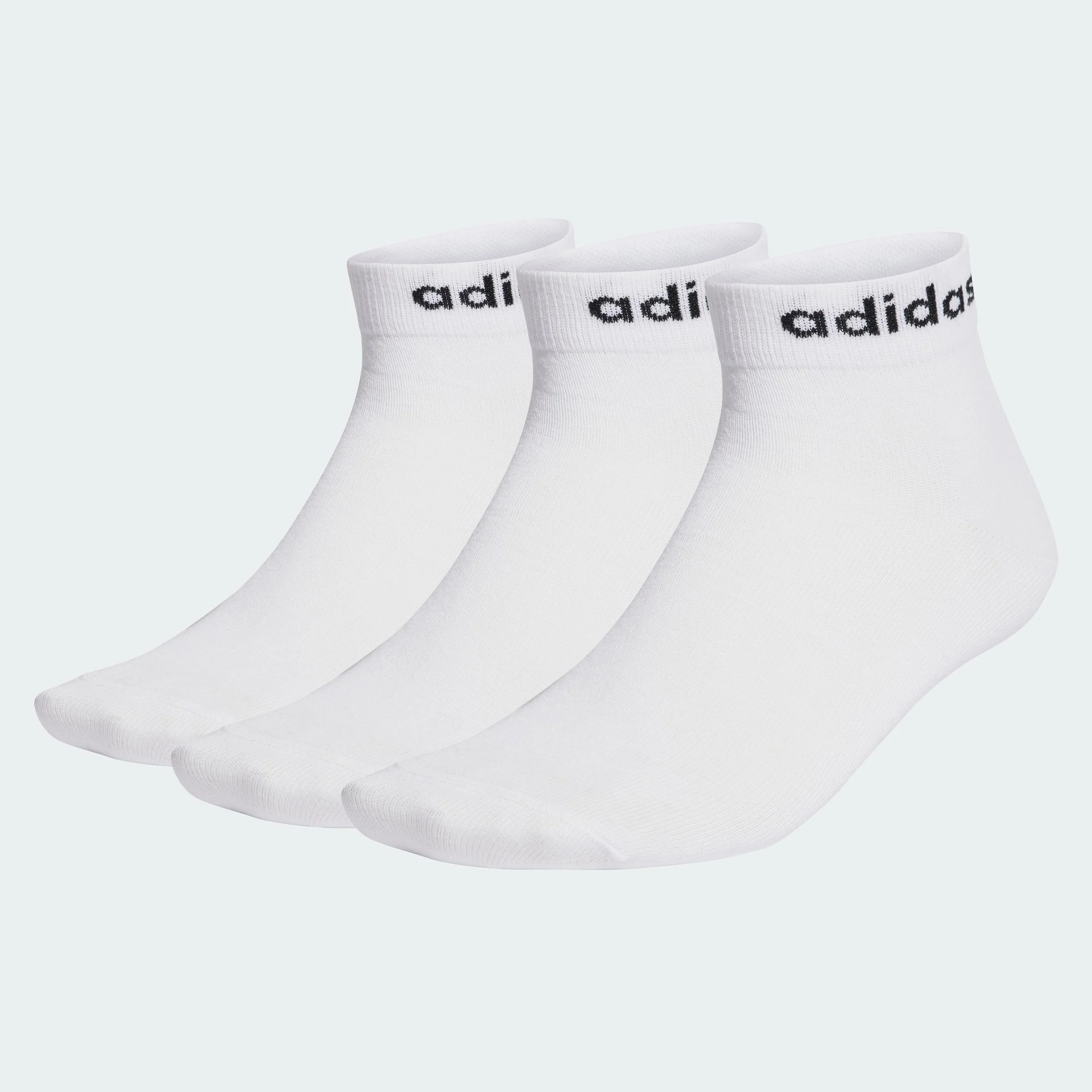 adidas Think Linear Ankle Socks 3 Pary Unisex Dzieci Skarpetki (3 sztuki)