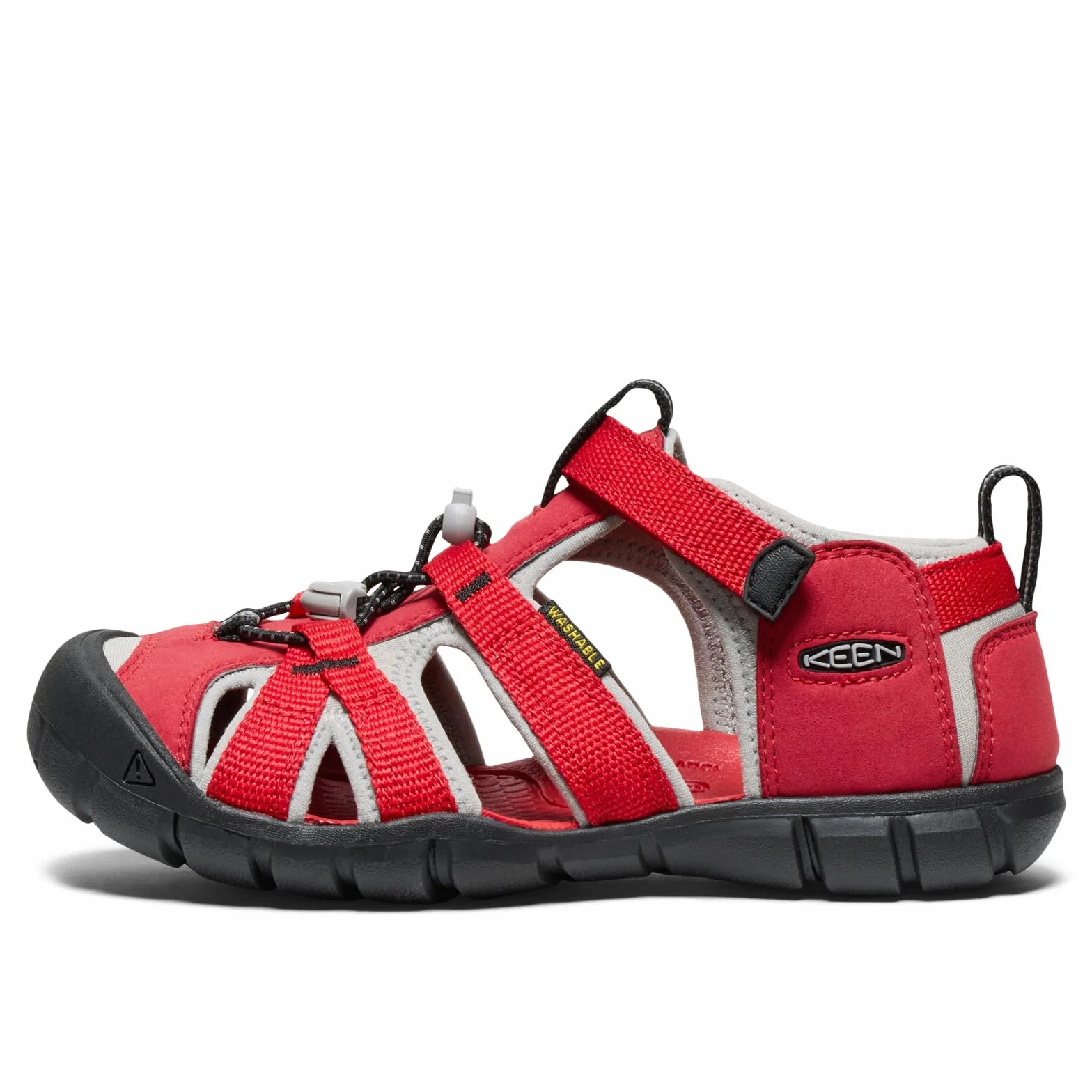 KEEN Seacamp 2 CNX sandały unisex dla dzieci i młodzieży, Czerwony Ribbon Red Alloy, 34 EU