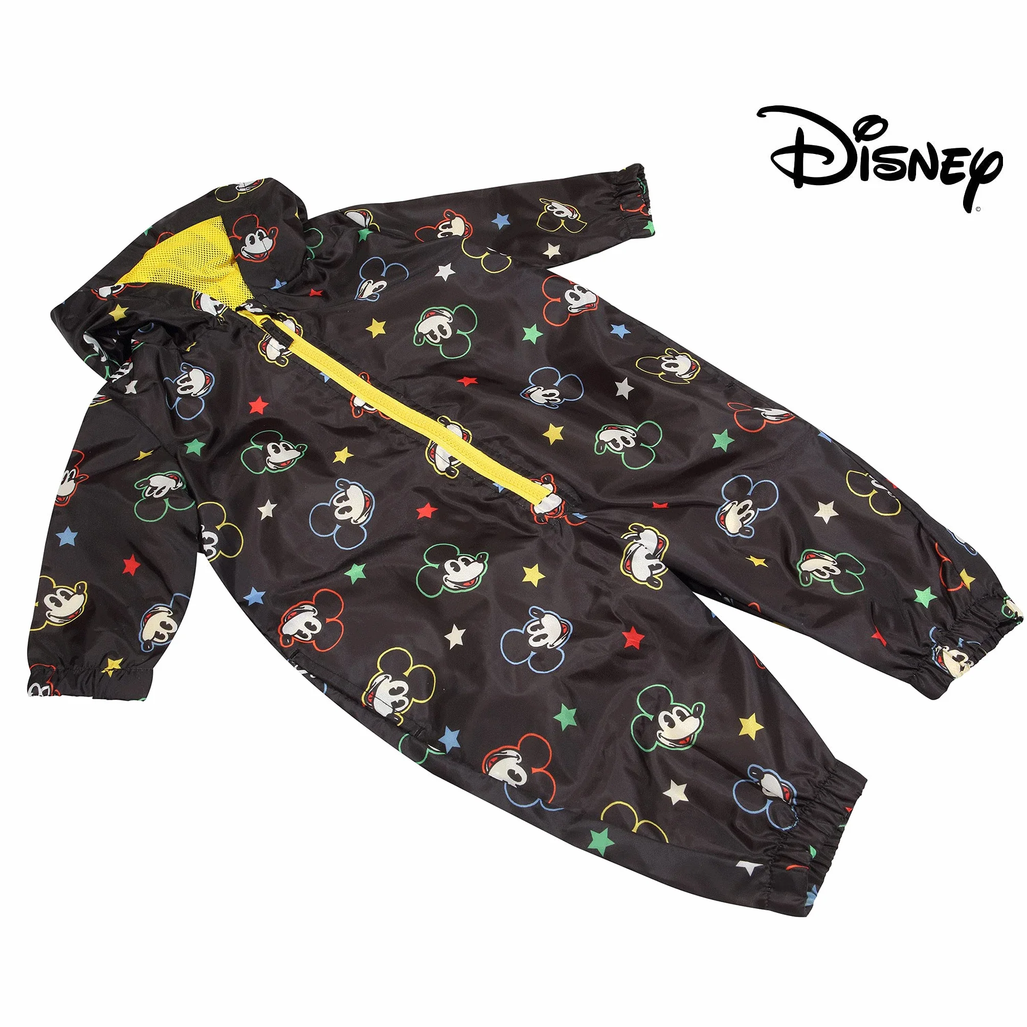 Disney Myszka Miki twarz AOP chłopięcy puddle Suit | Oficjalny produkt | Płaszcz Myszki Miki, Pomysł na prezent dla chłopców