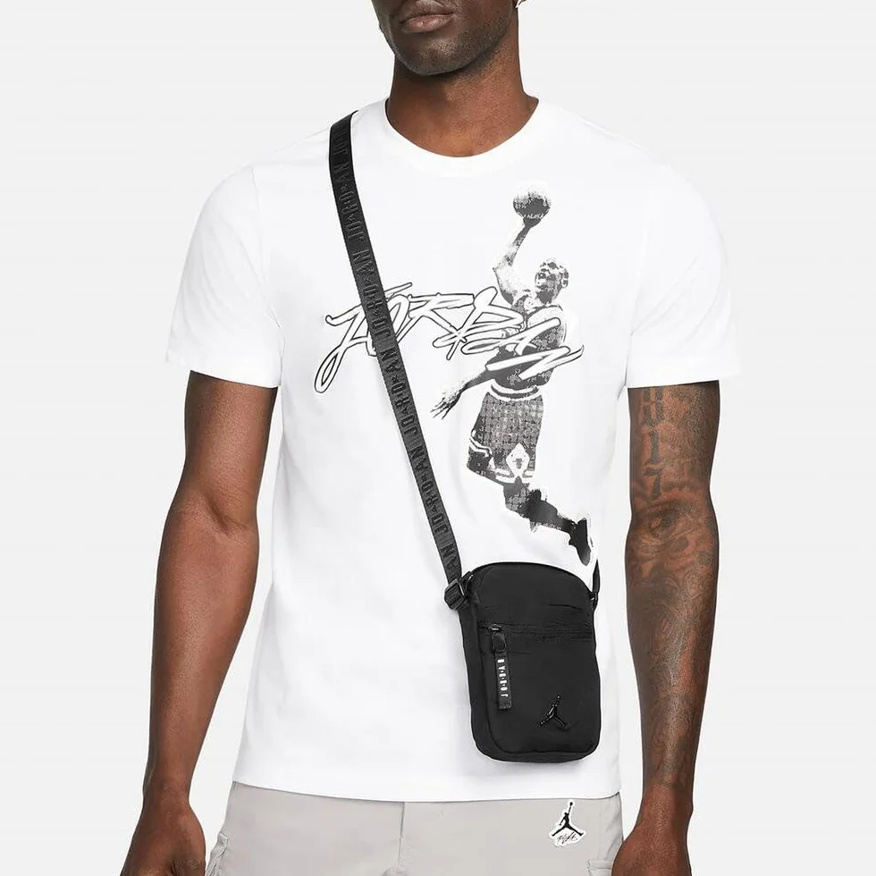 Jordan Boy's Airborne Festival Bag (duże dzieci) czarna jeden rozmiar, Czarny, rozmiar uniwersalny