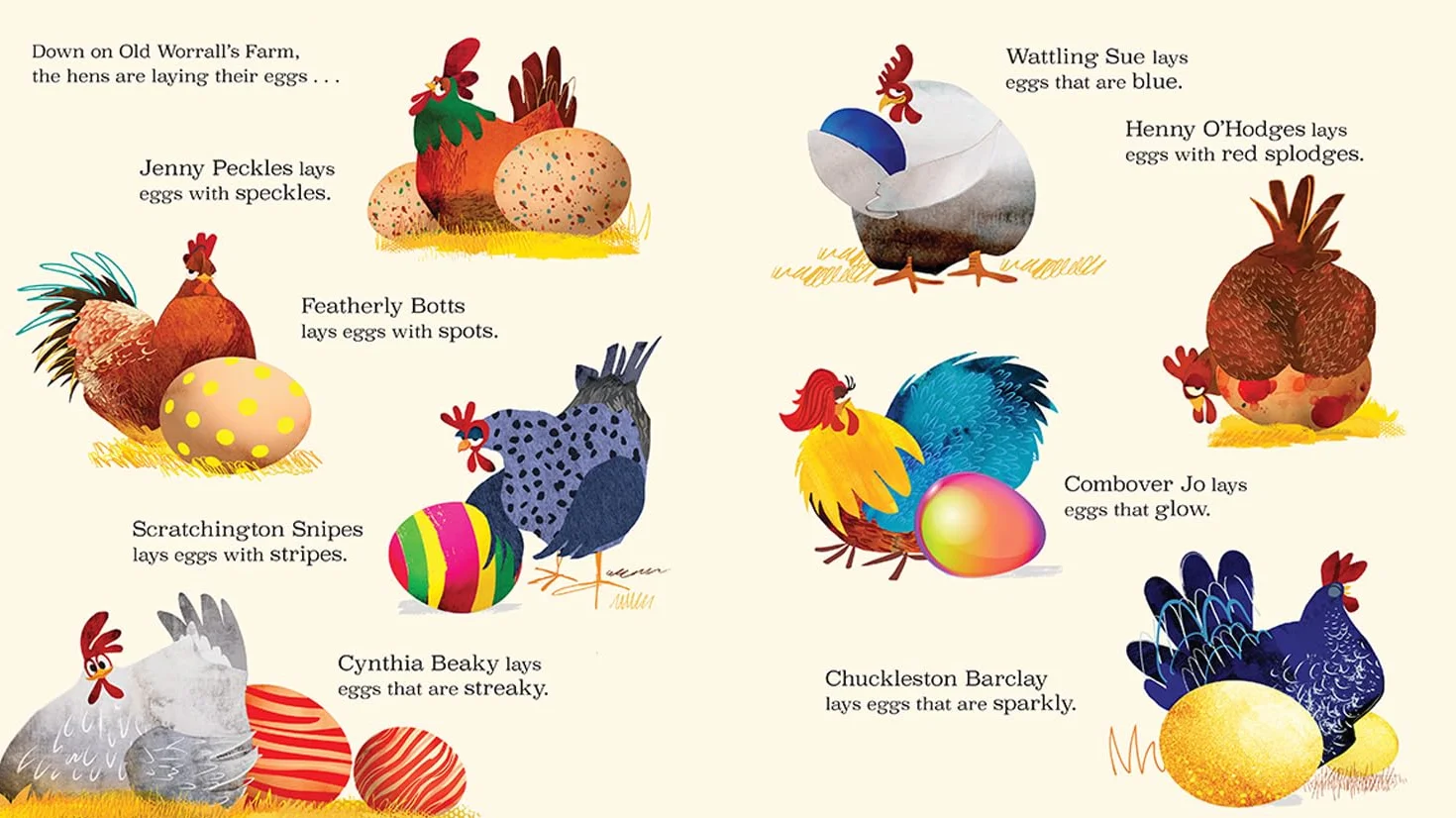 Jenny Peckles Lays Eggs With Speckles: A hilariously funny illustrated children’s picture book for 2026!