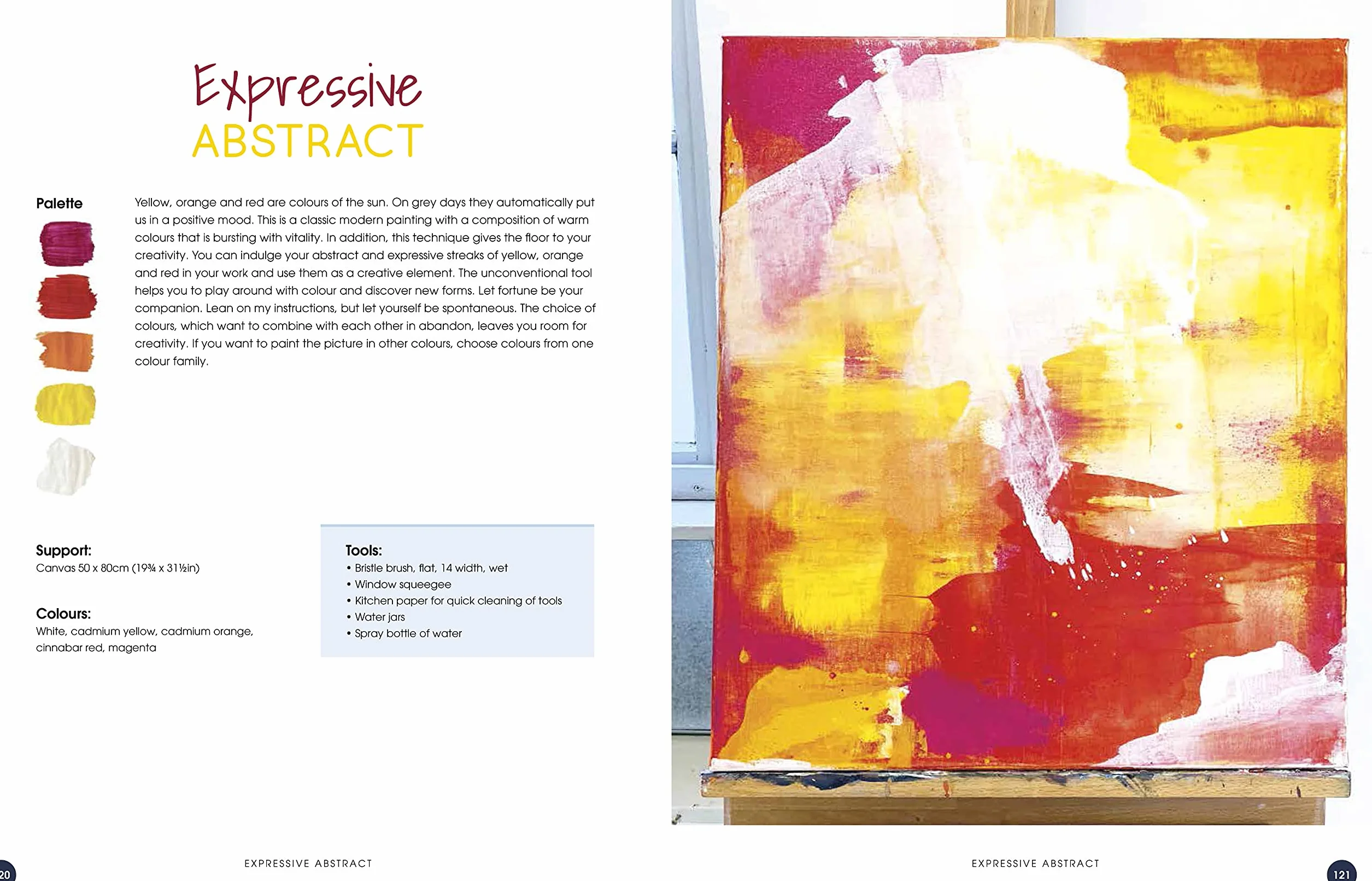 Abstract Painting: 20 Projects and Creative Techniques in Acrylic & Mixed Media