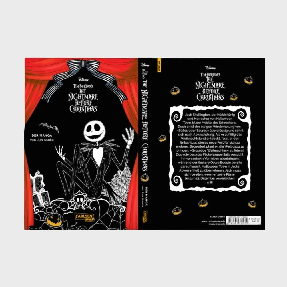 Tim Burton's The Nightmare Before Christmas: Der Manga: Schaurig-schöne Manga-Adaption des Tim Burton-Klassikers aus dem Hause Disney!