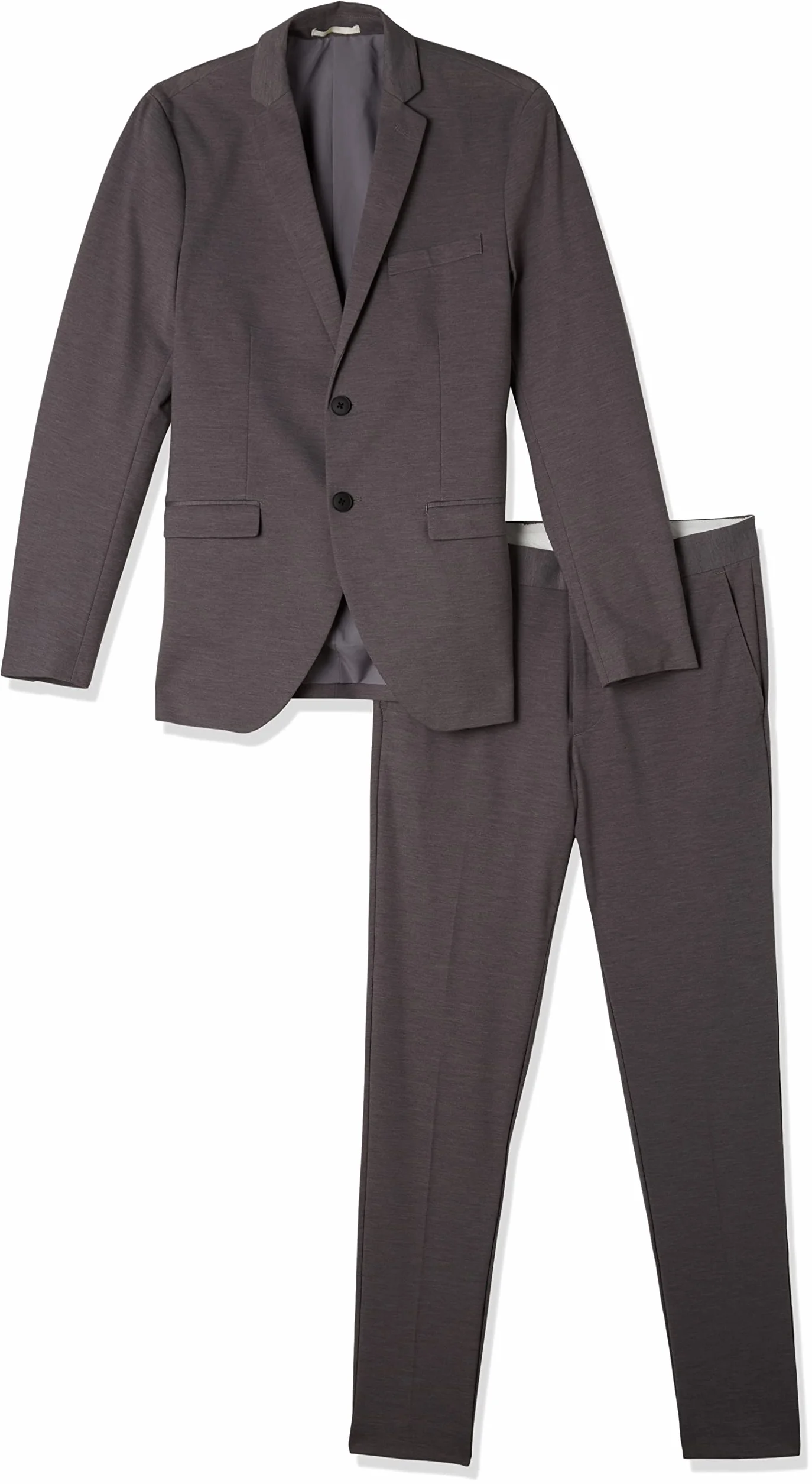 JACK&JONES Men's JPRJACK TRAVEL Suit garnitur Light Grey Melange, 52