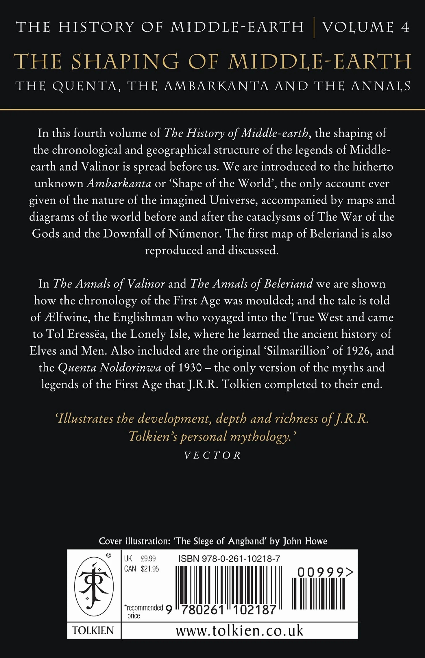 The Shaping of Middle-earth: The History of Middle-Earth 4: Book 4