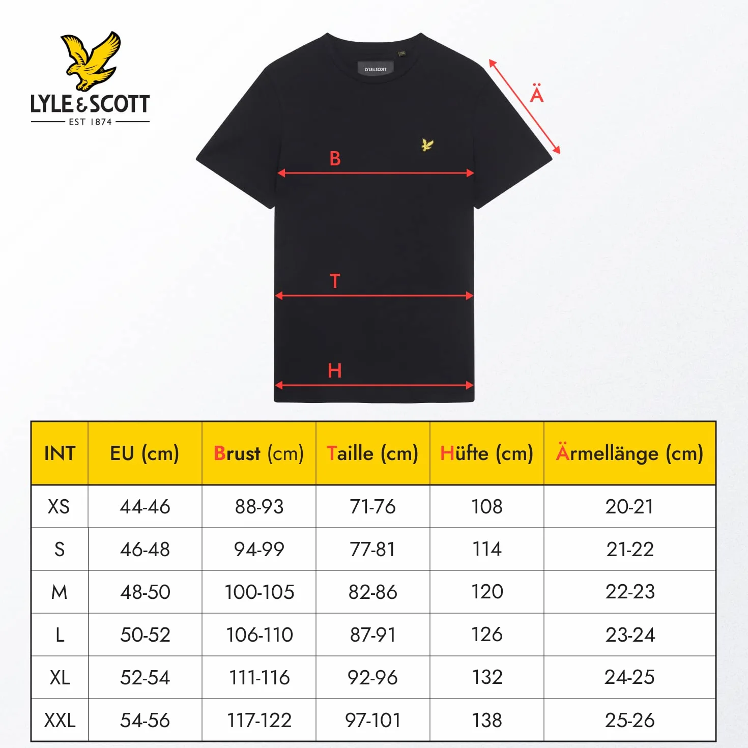 Lyle&Scott Uomo T-Shirt Ts400Vog W586 Col.Giallo