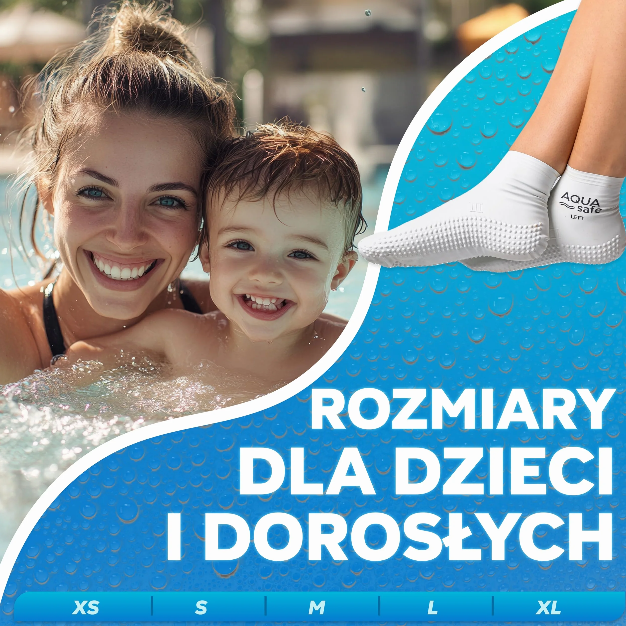 Lateksowe skarpetki do pływania dla dorosłych i dzieci – unisexowe skarpetki do pływania chroniące przed kurzajkami