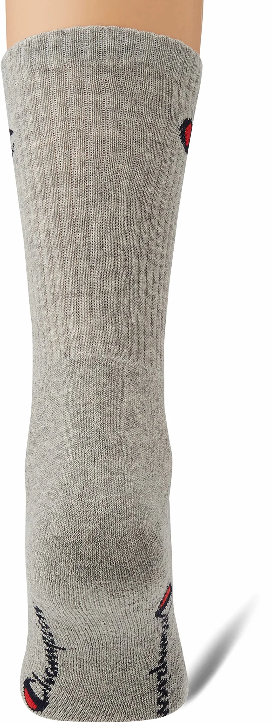 Champion Stopki unisex (3 sztuki), Jasnoszary melanż, biały, czarny, 39-42 EU