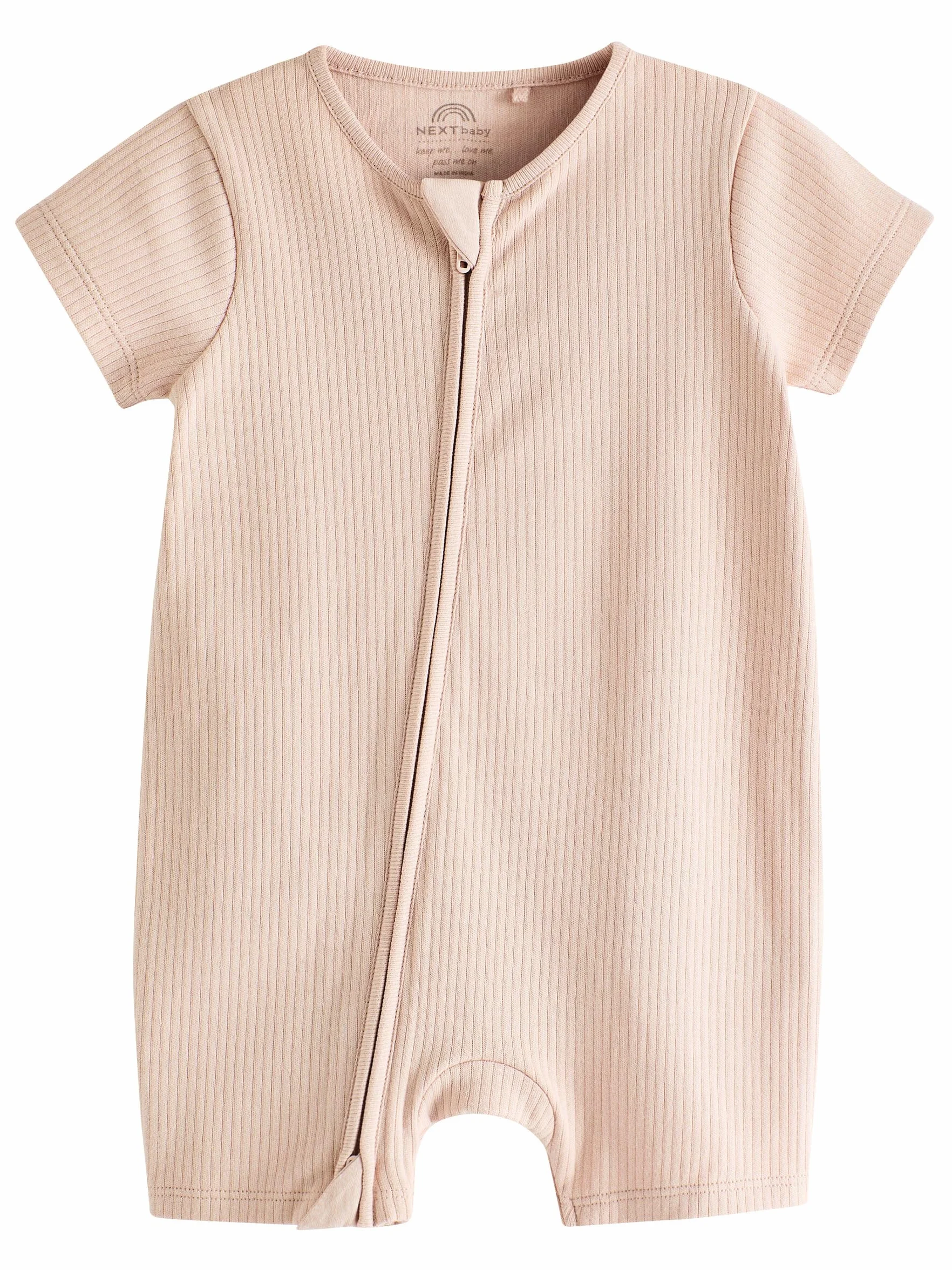 NEXT Noworodki unisex Zestaw 3 pajacyków niemowlęcych z dwukierunkowym suwakiem